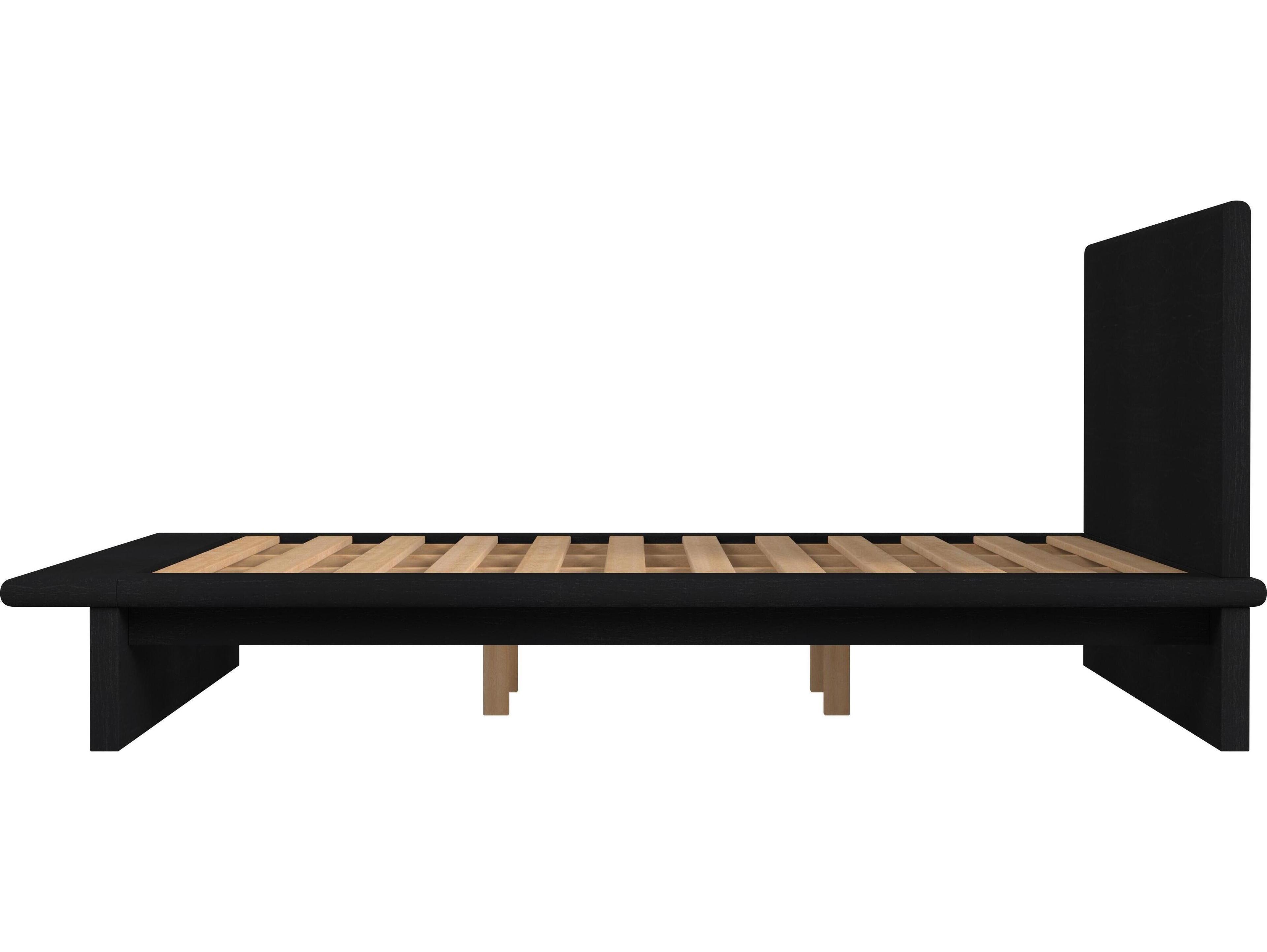 Butler Halmstad Black Mindi Wood King Platform Bed