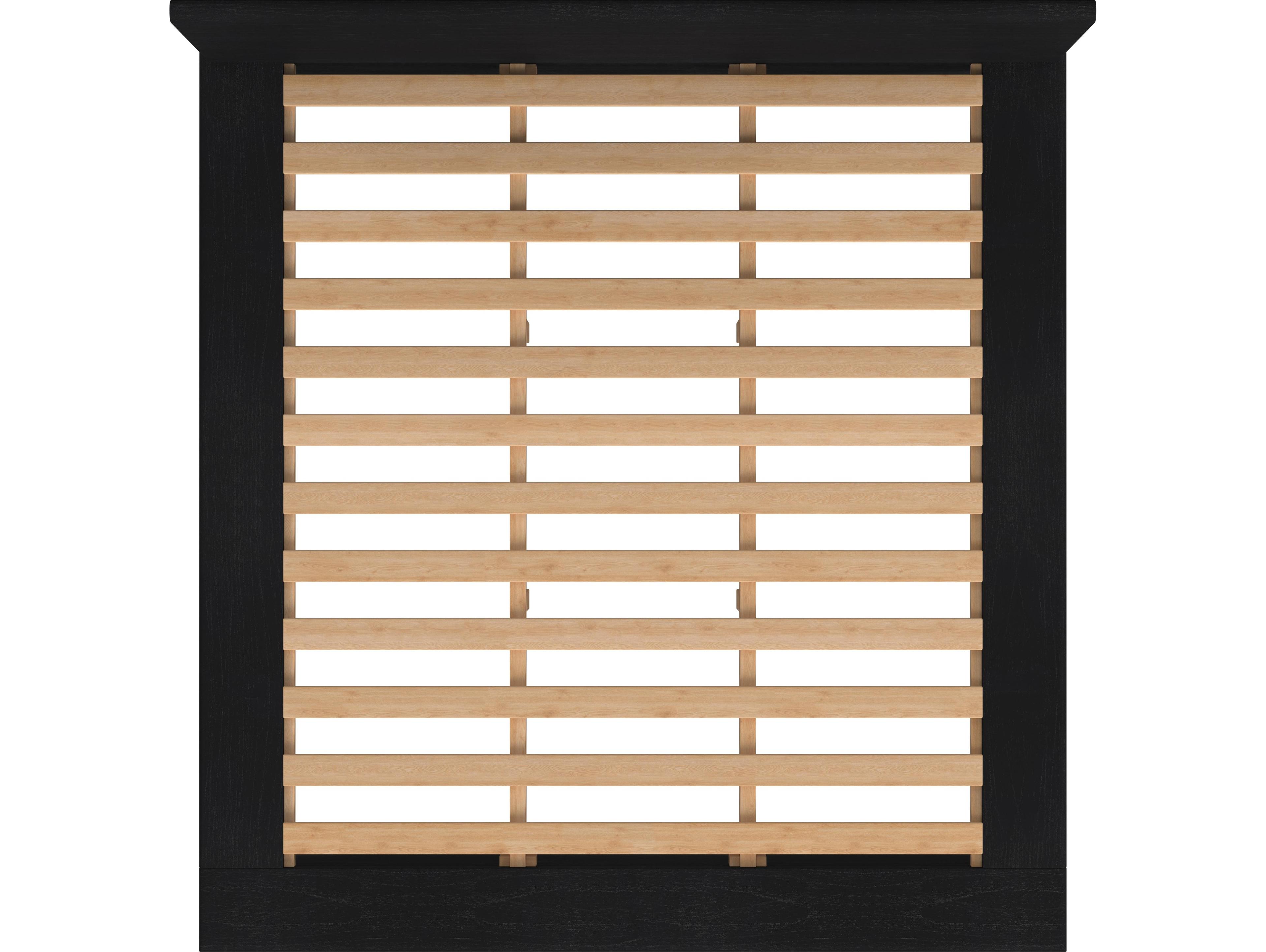 Butler Halmstad Black Mindi Wood King Platform Bed