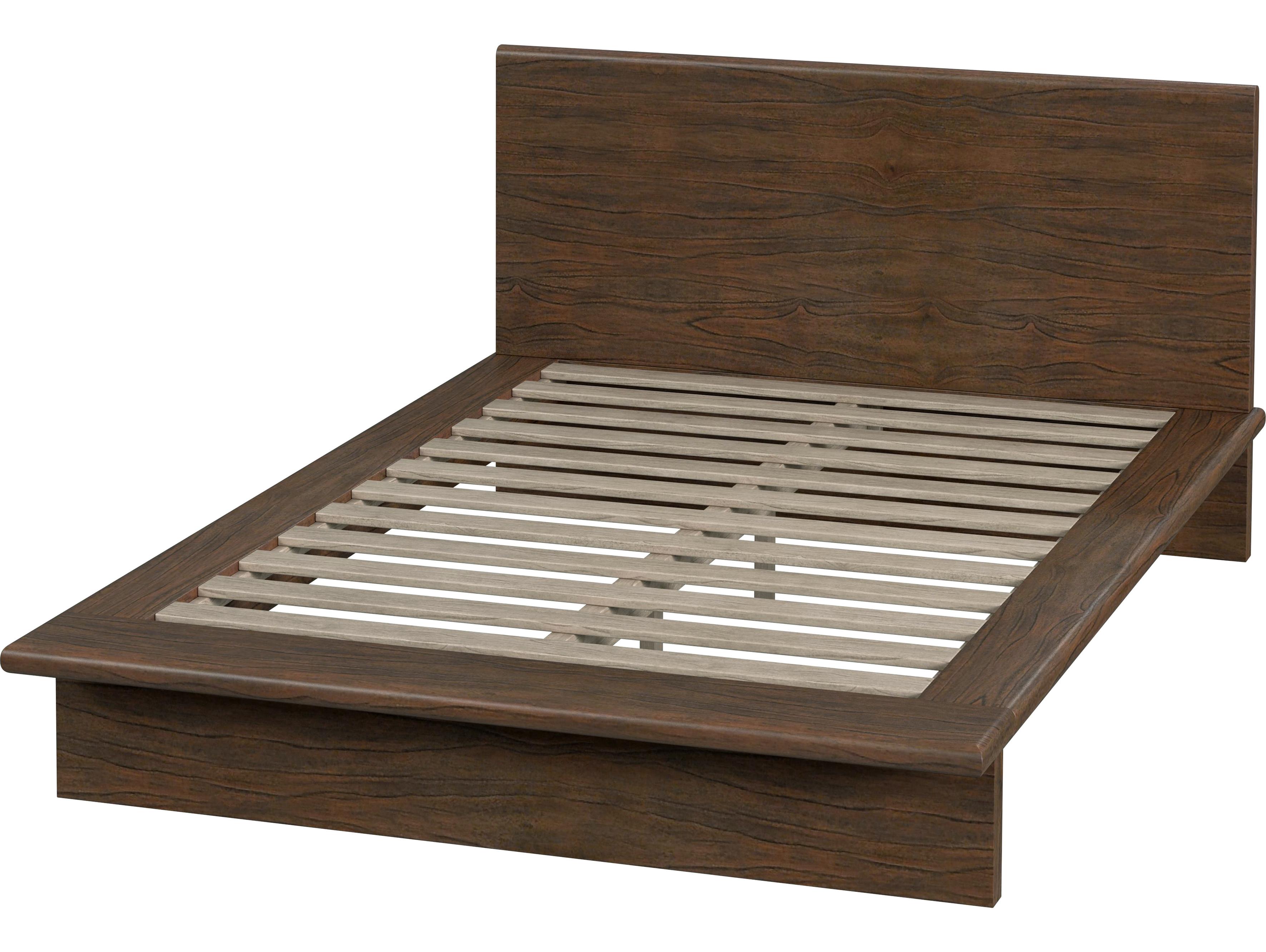 Butler Halmstad Walnut Brown Mindi Wood Queen Platform Bed