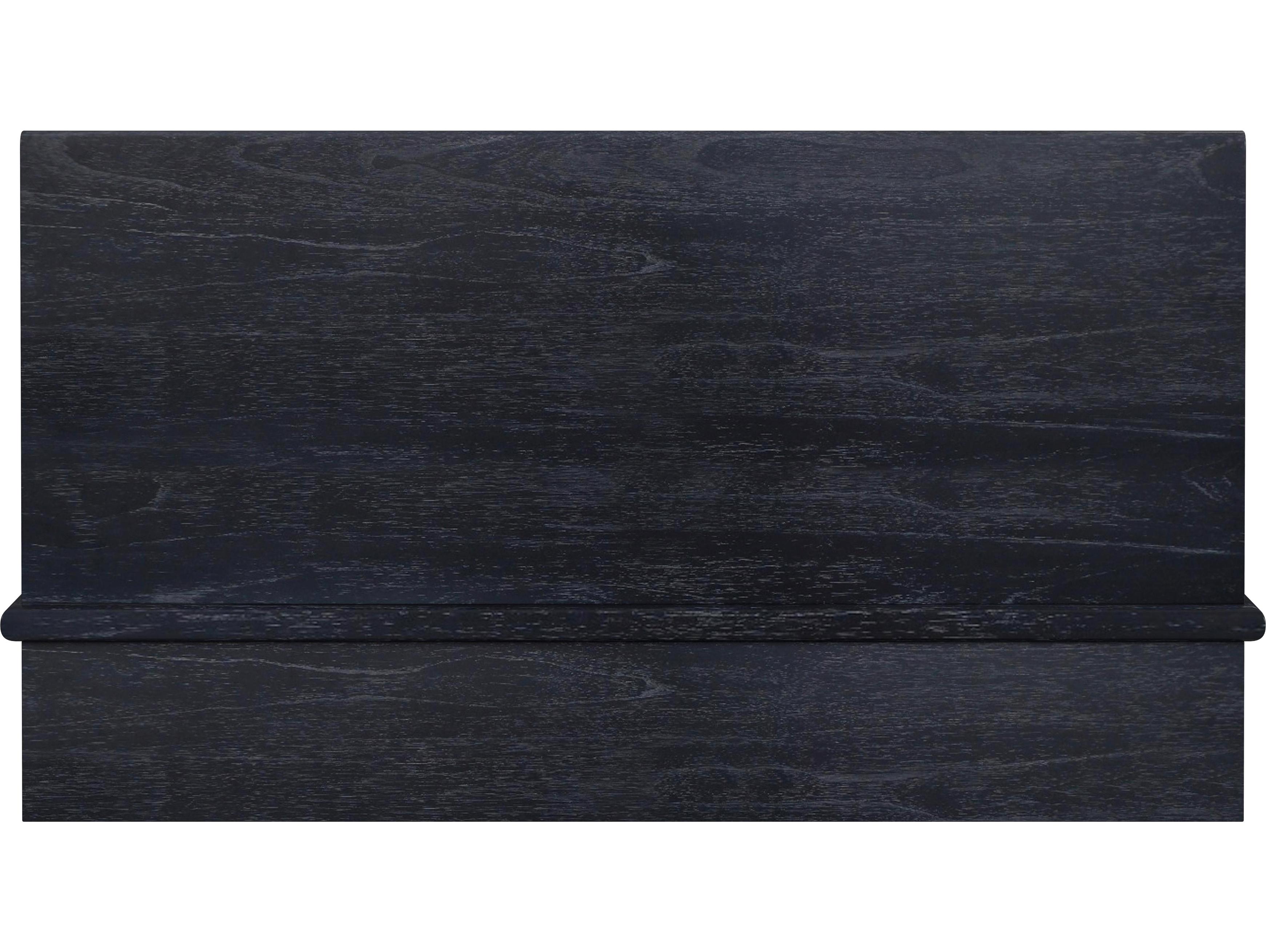 Butler Halmstad Washed Black Mindi Wood Queen Platform Bed