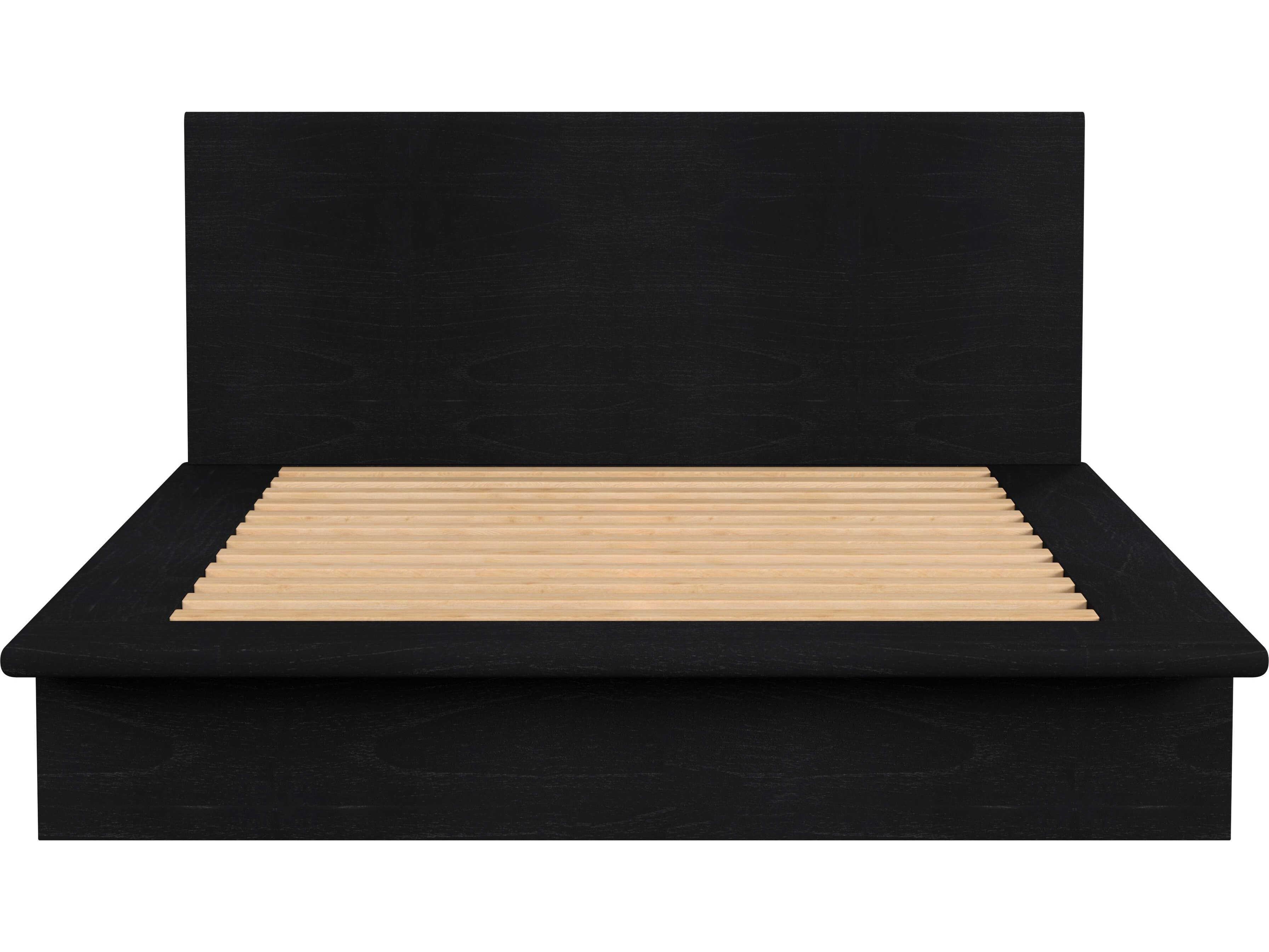 Butler Halmstad Black Solid Wood Queen Platform Bed