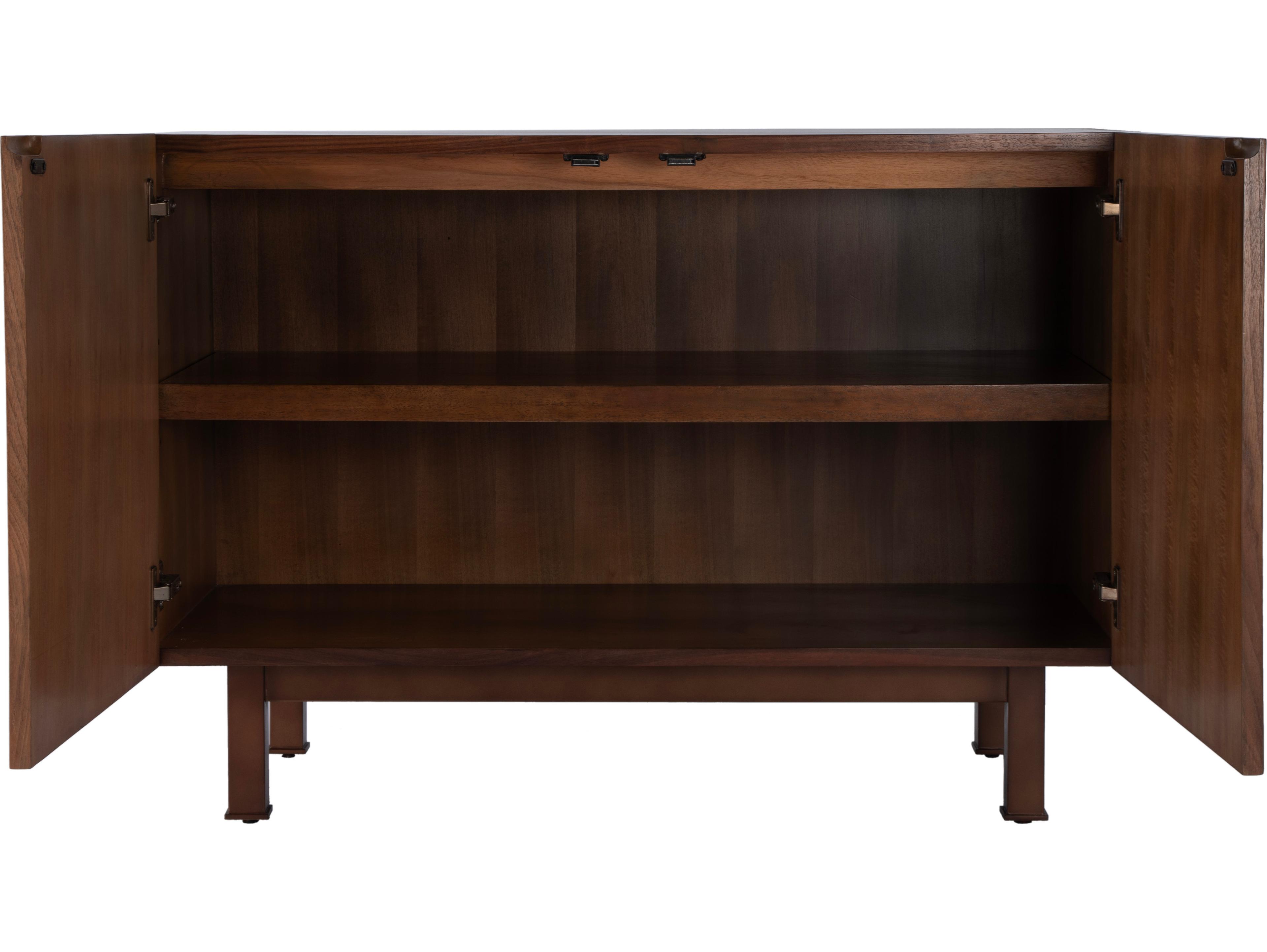 Butler Stefan Heritage Brown Solid Wood Accent Cabinet