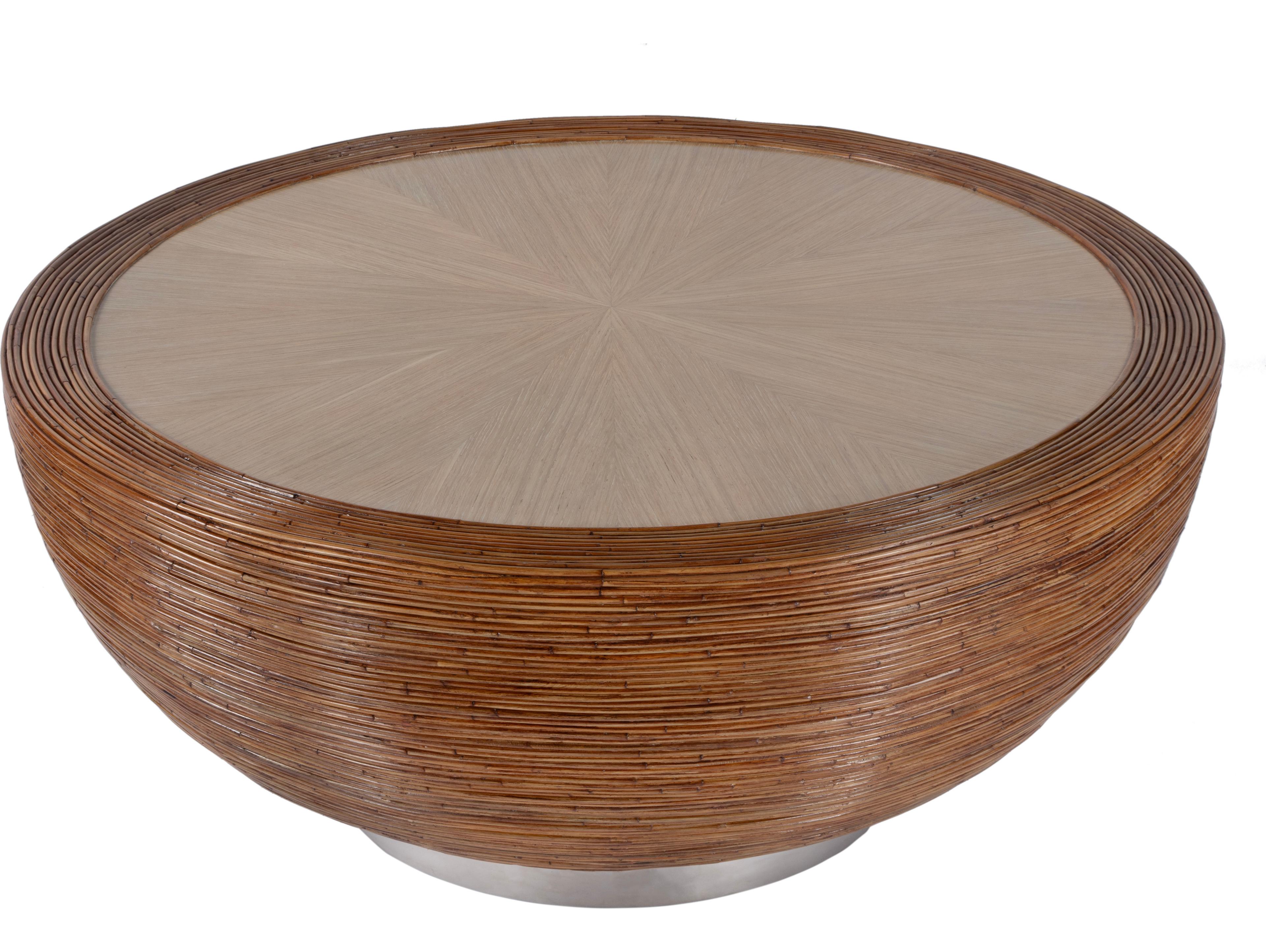 Butler Harding Round Wood Brown Coffee Table