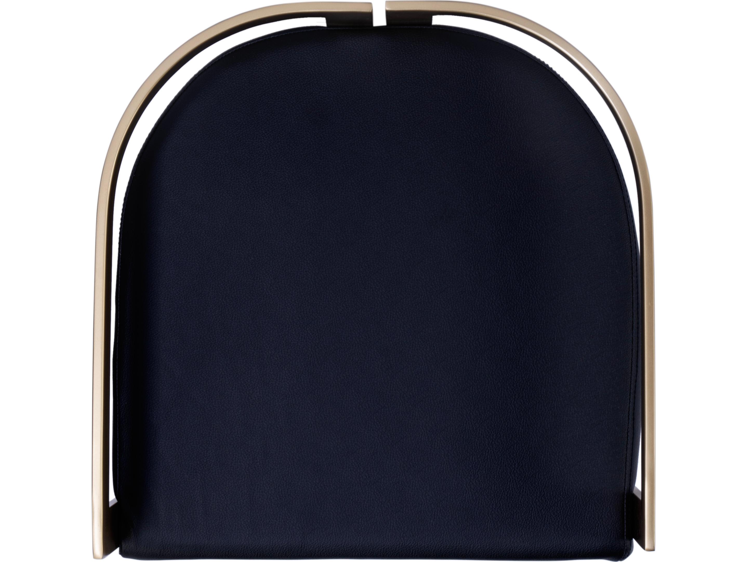 Butler Clarence Black Leather Faux Counter Stool