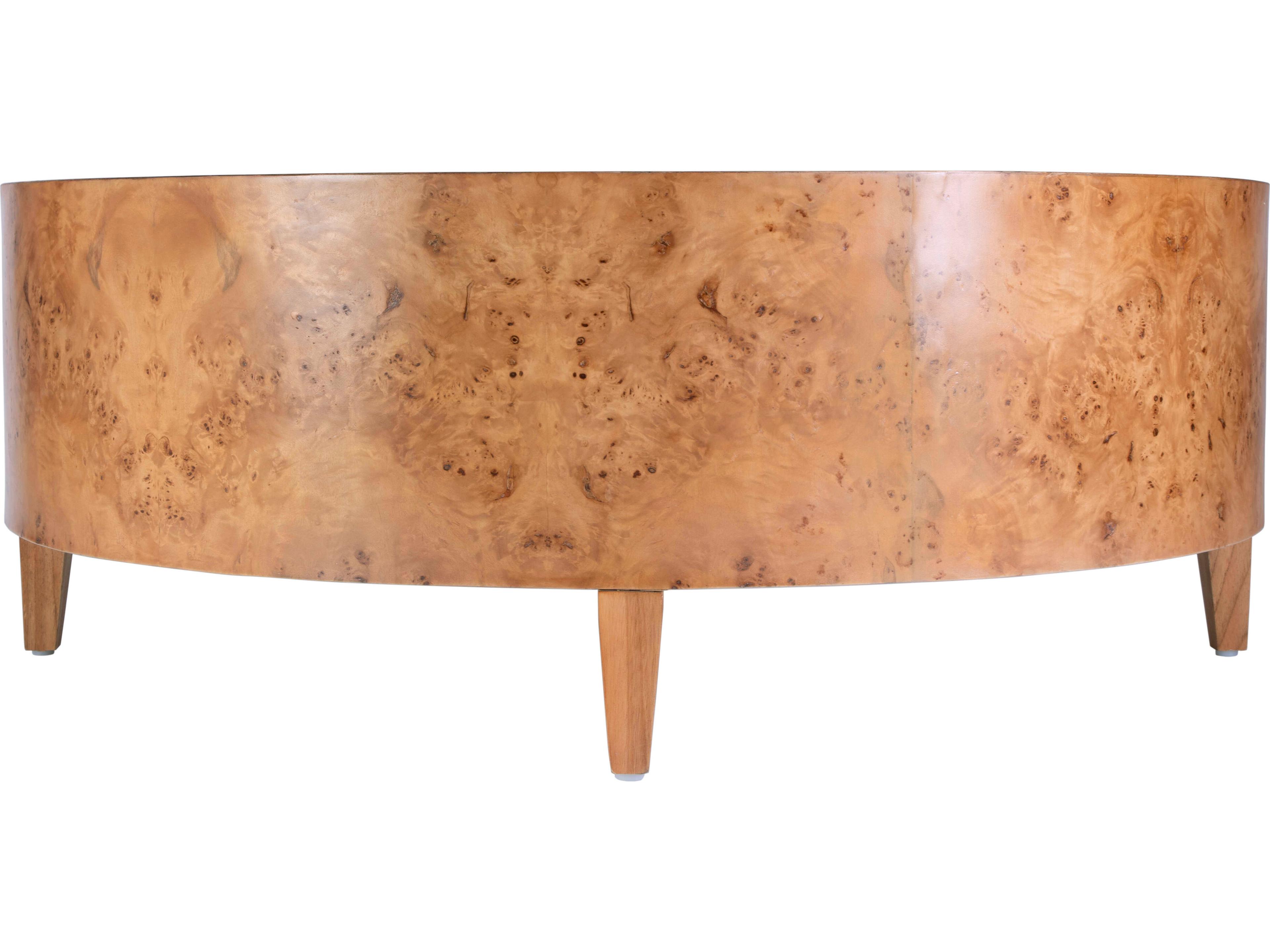 Butler Billie Round Wood Brown Coffee Table