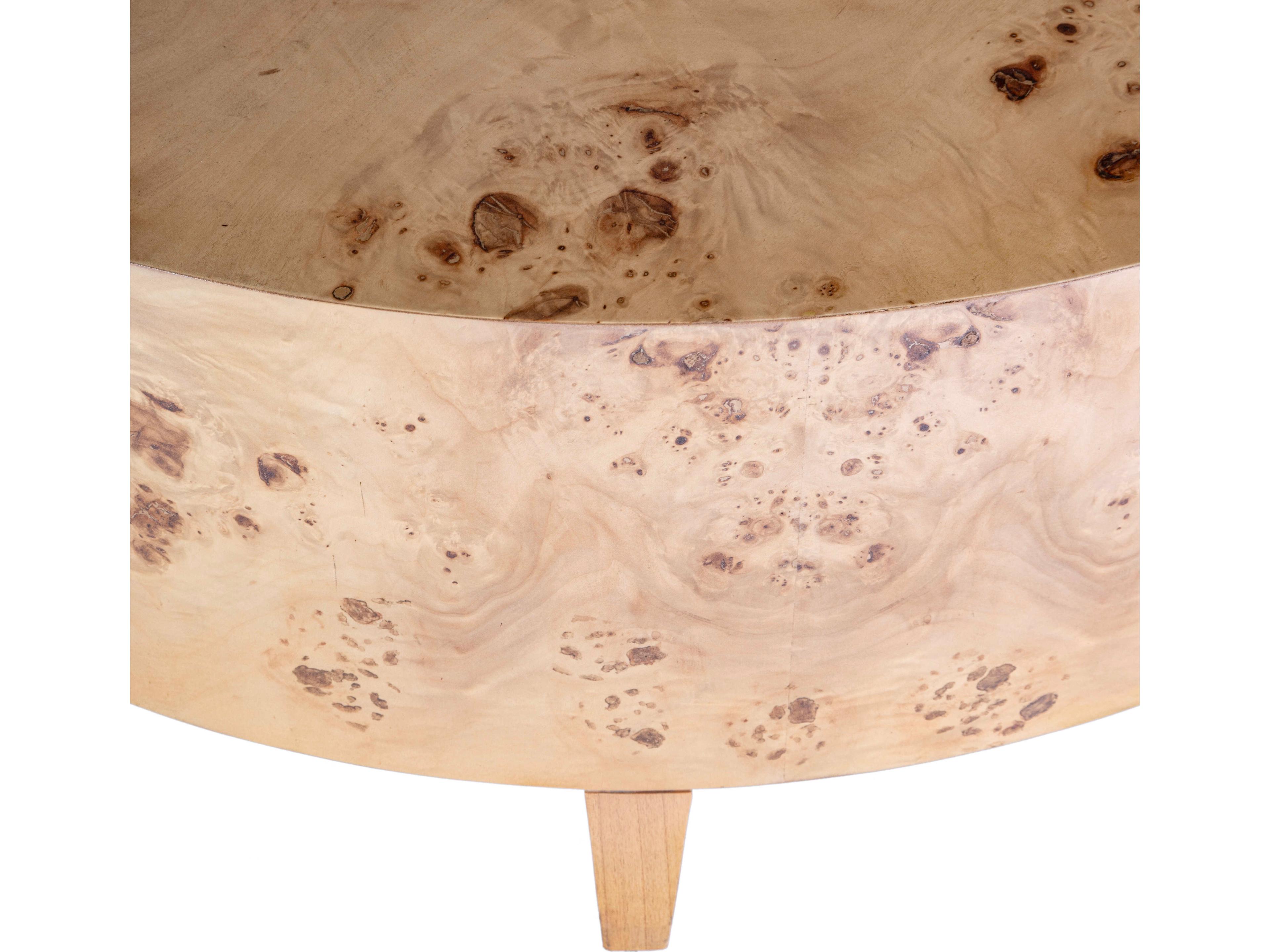 Butler Billie Round Wood Brown Coffee Table