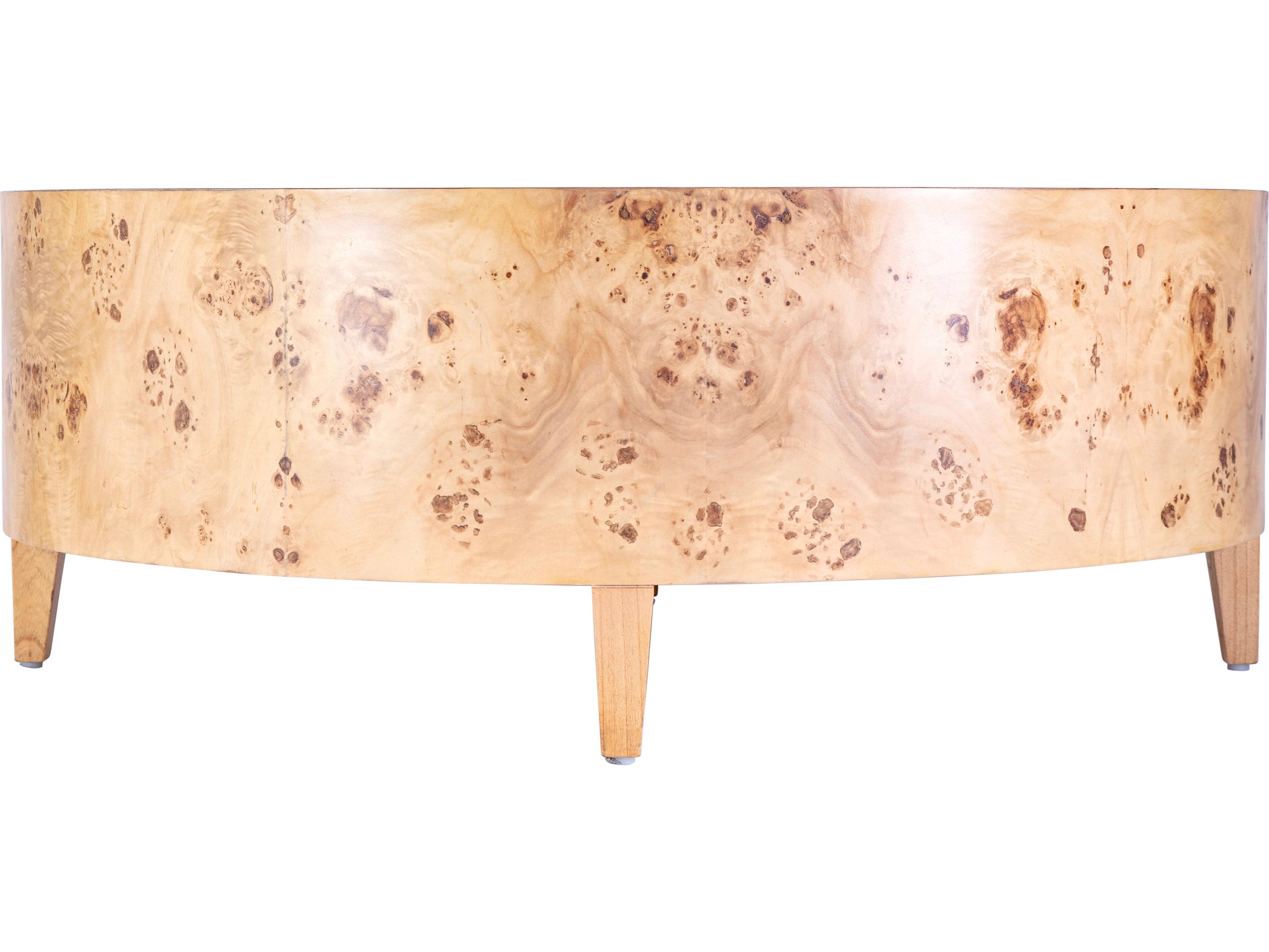 Butler Billie Round Wood Brown Coffee Table