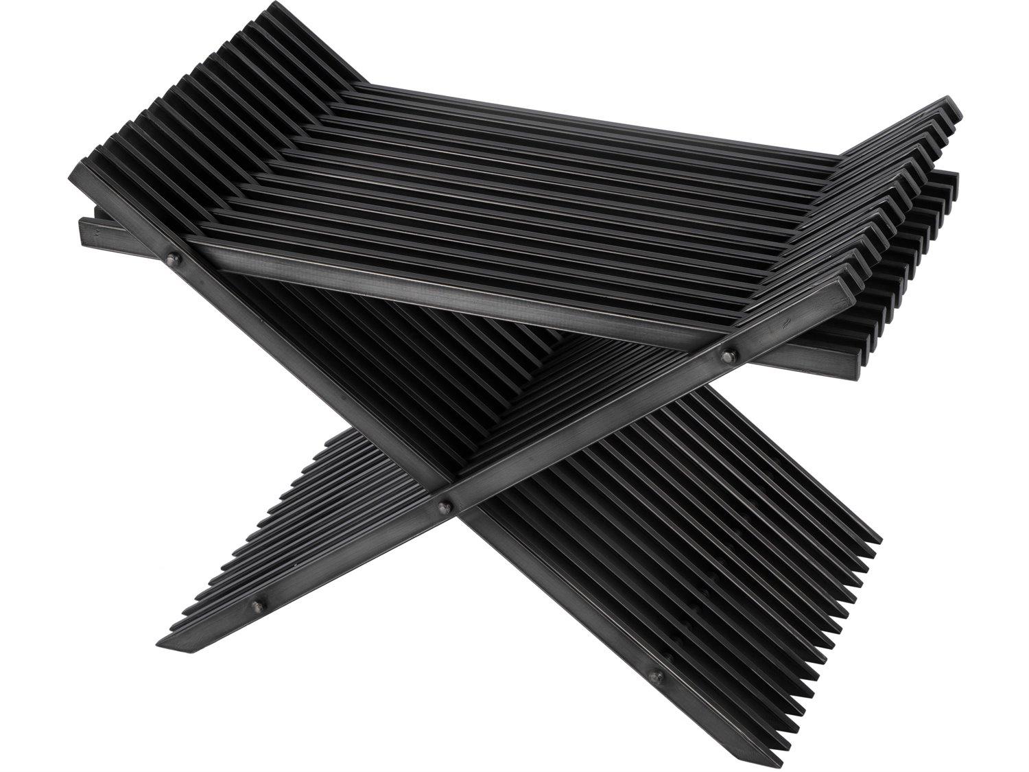 Butler Lucan Black Accent Stool