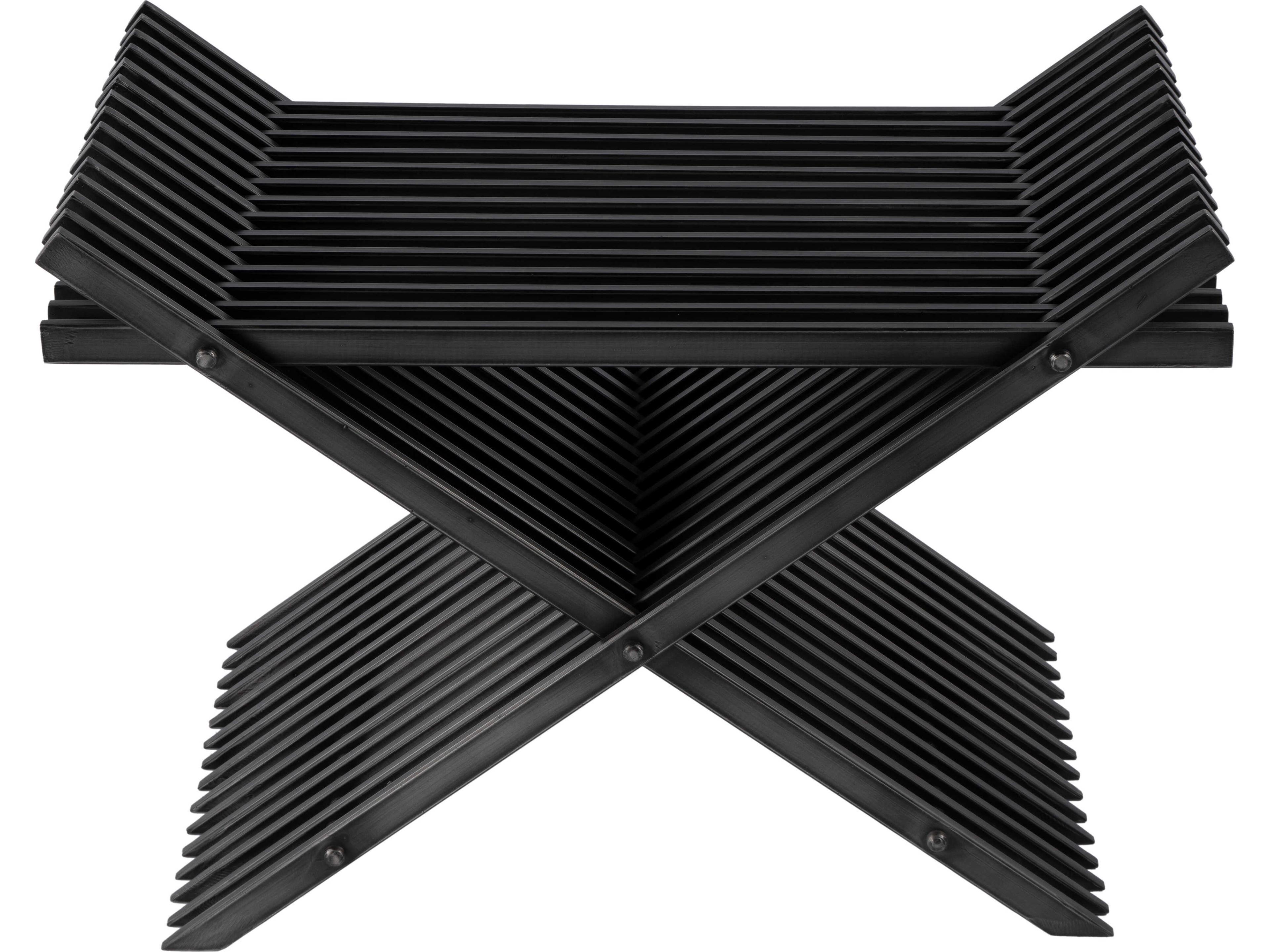 Butler Lucan Black Accent Stool