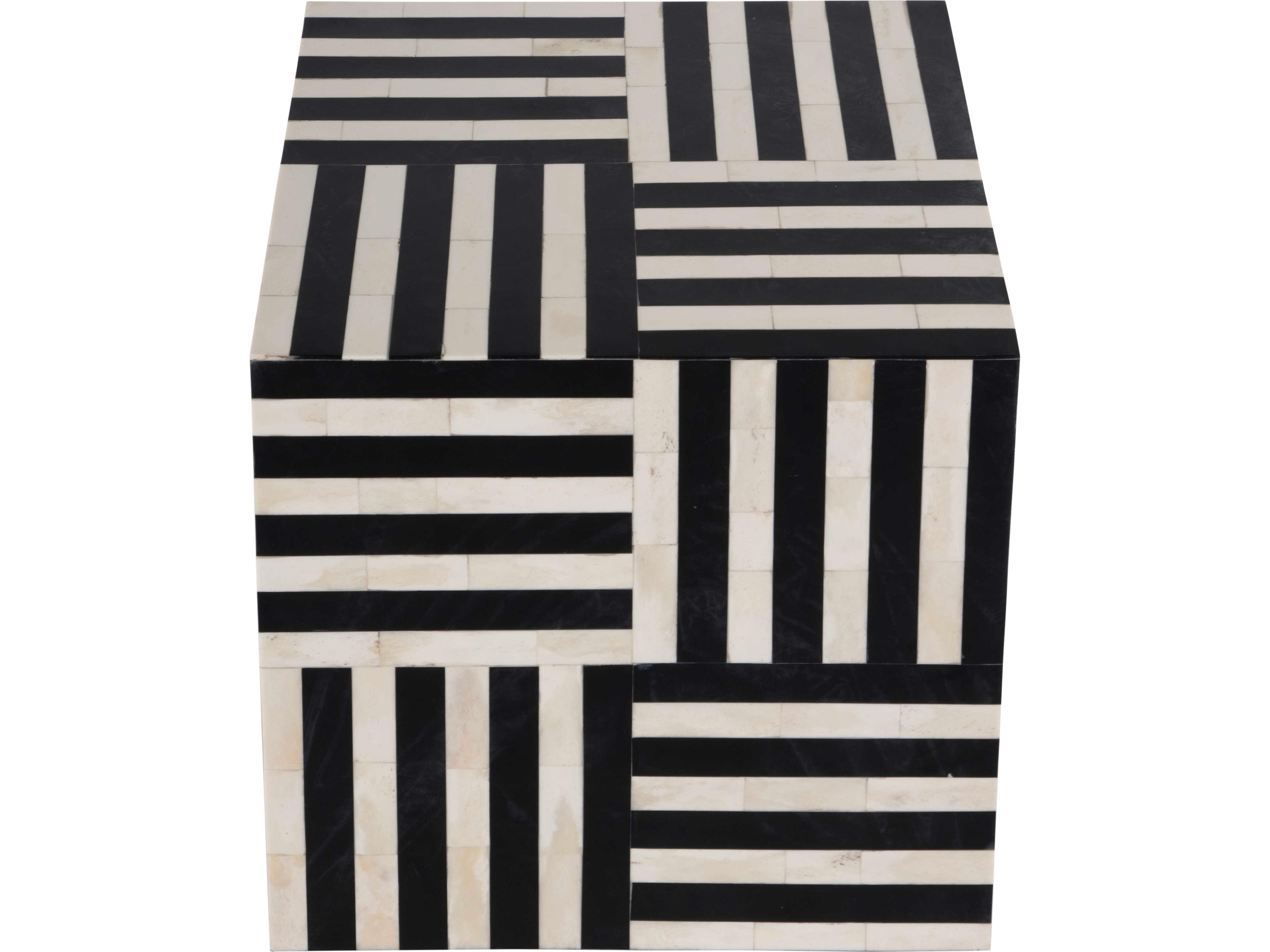 Butler Zuri Square Wood Black White Coffee Table