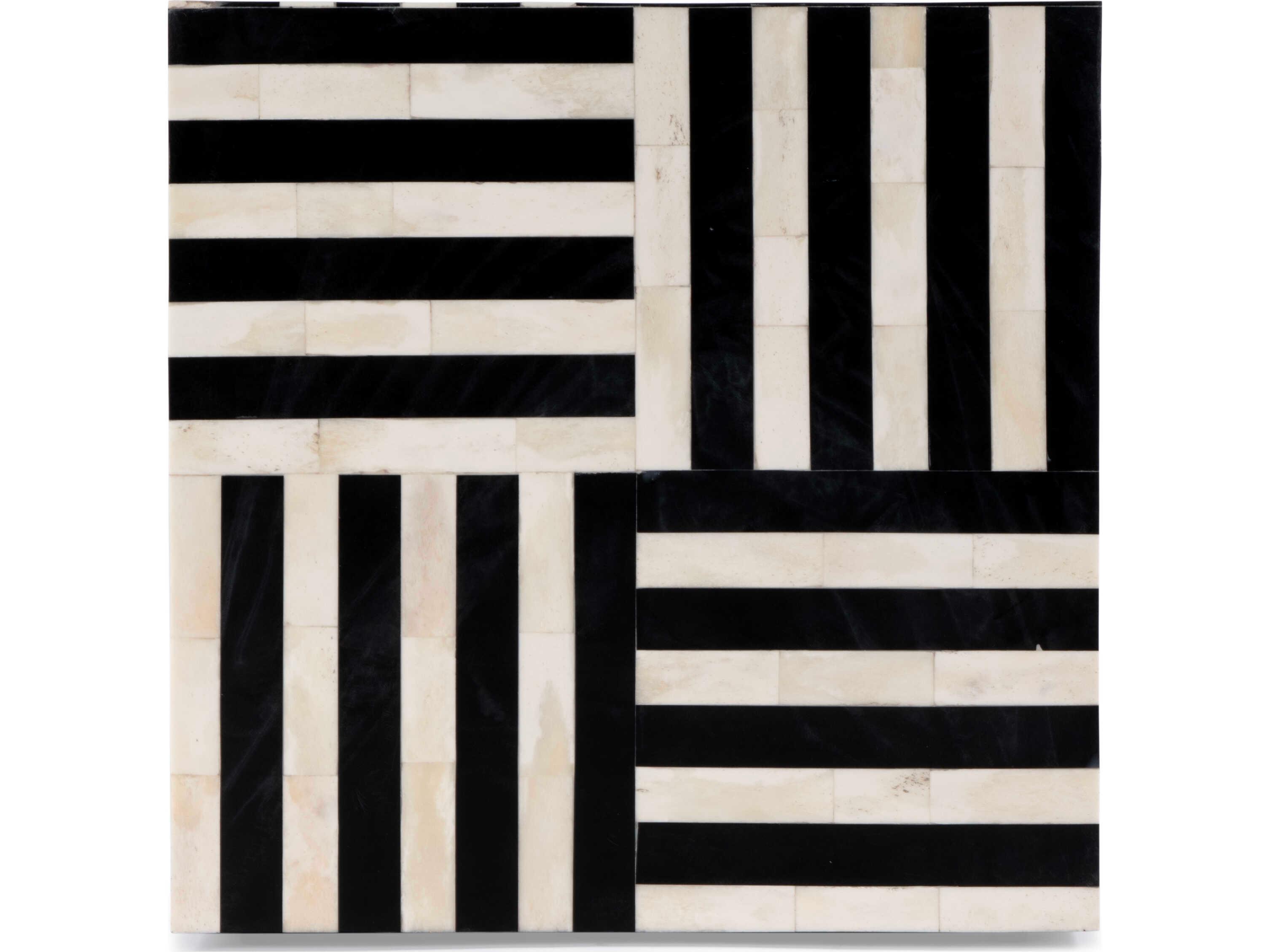 Butler Zuri Square Wood Black White Coffee Table