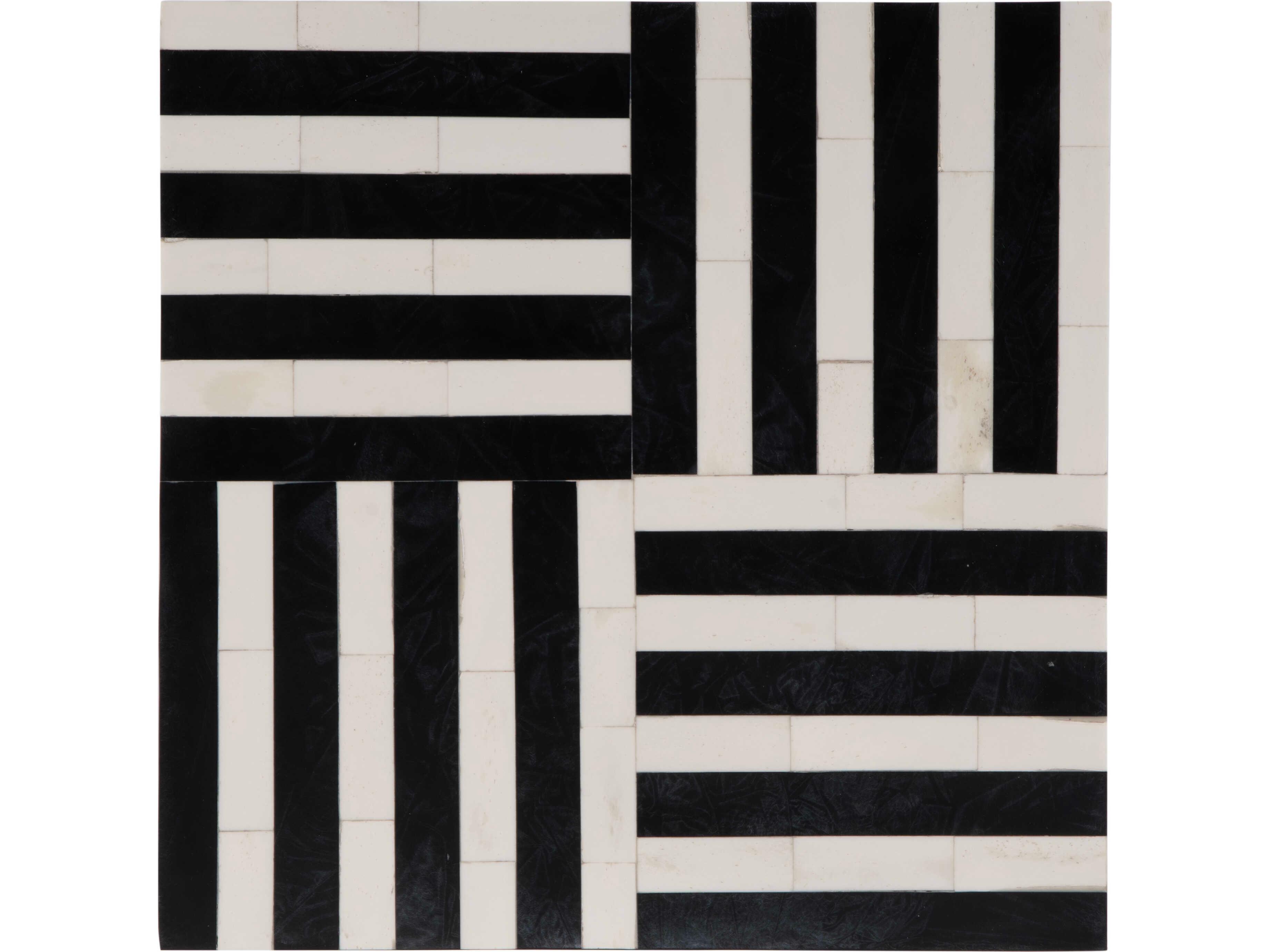 Butler Zuri Square Wood Black White Coffee Table