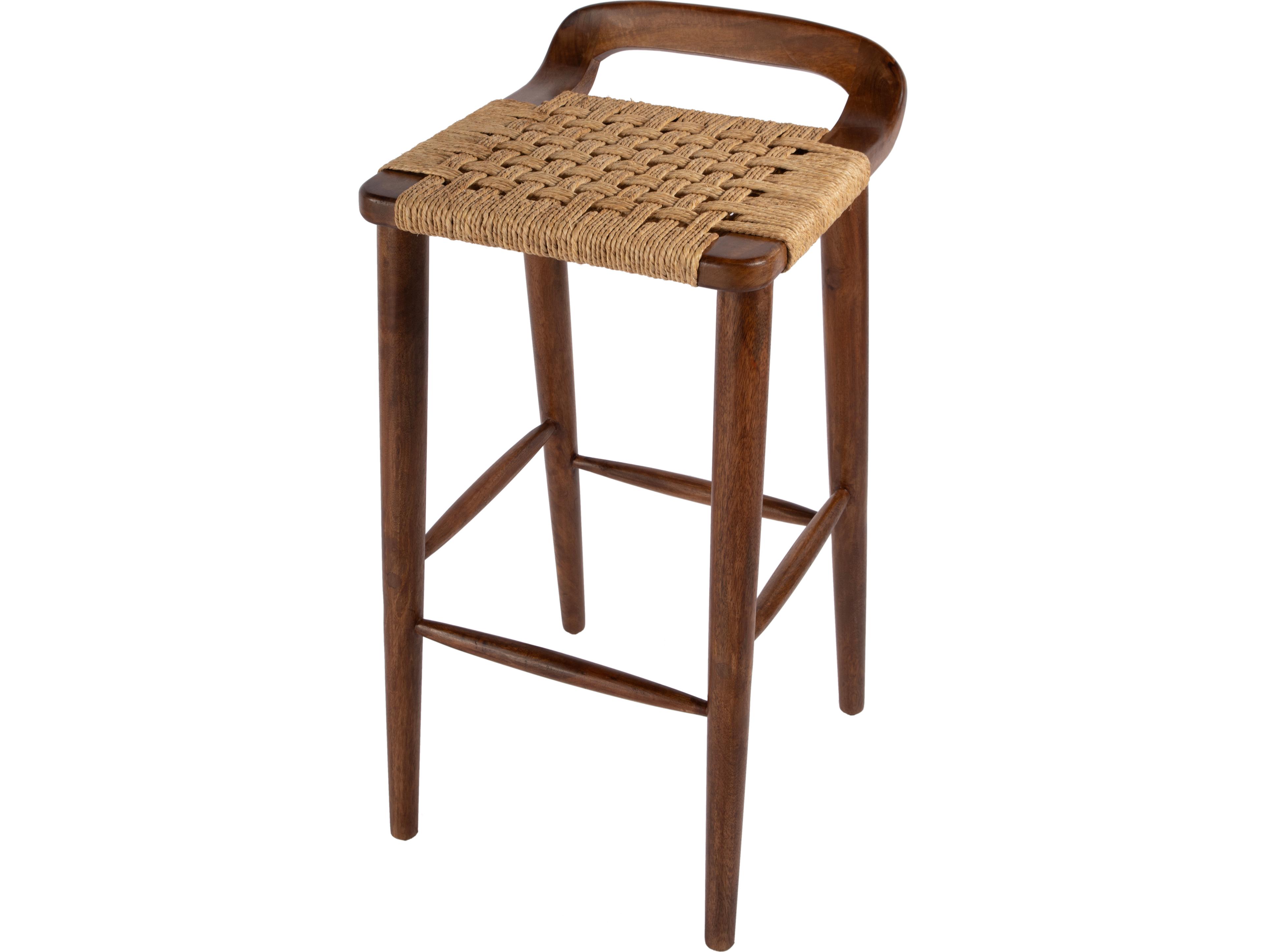 Butler Luna Brown Mango Wood Bar Stool