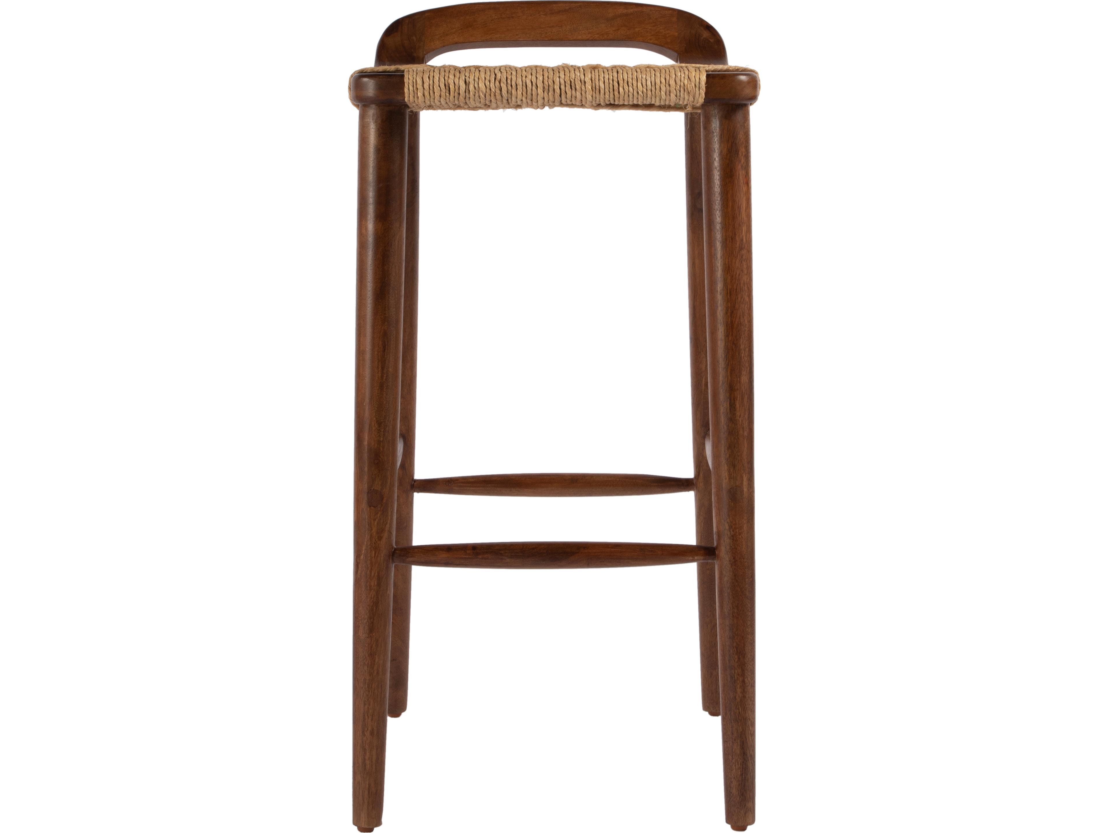 Butler Luna Brown Mango Wood Bar Stool