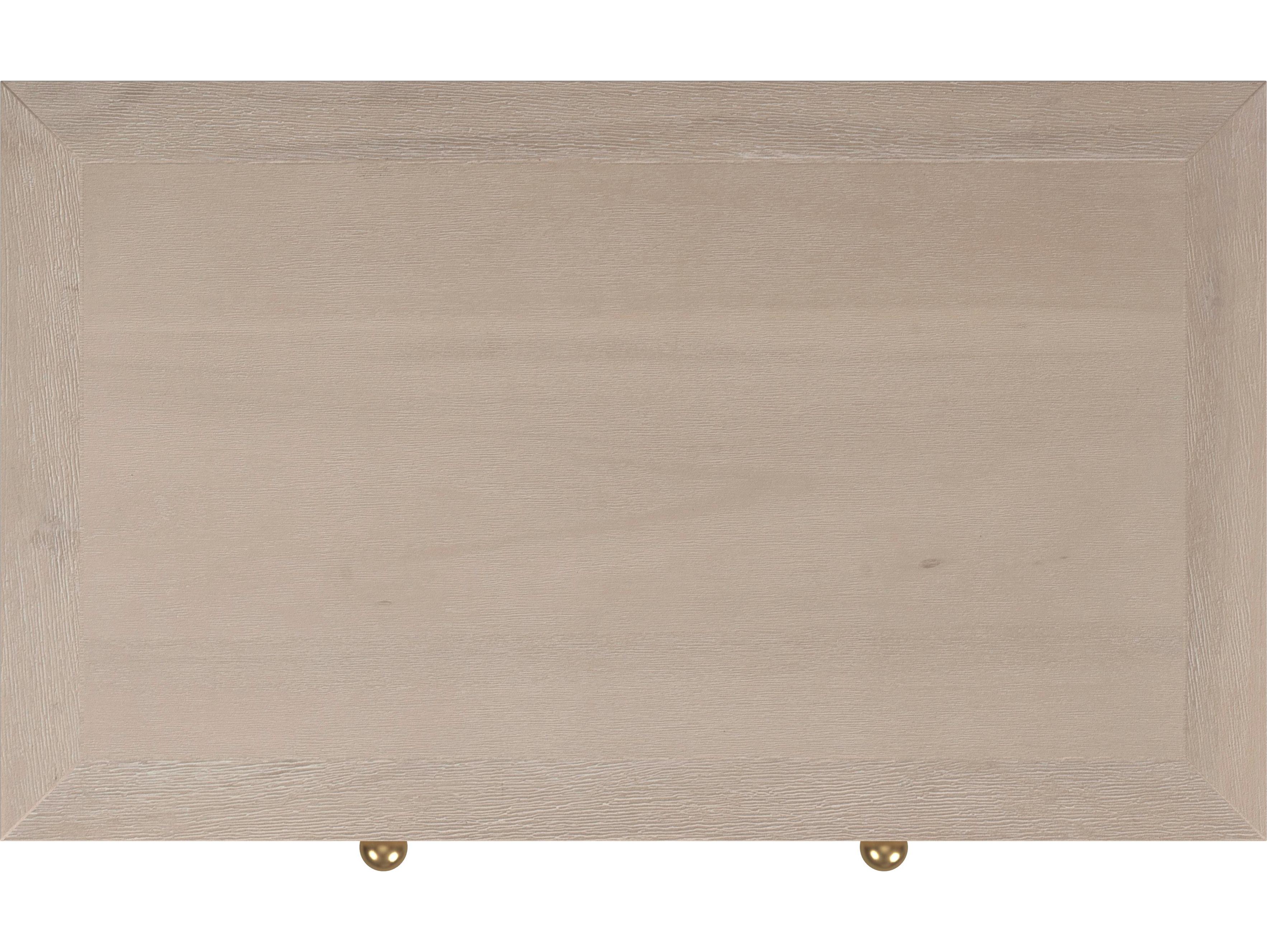 Butler Nora 3-Drawers Beige Acacia Wood Nightstand