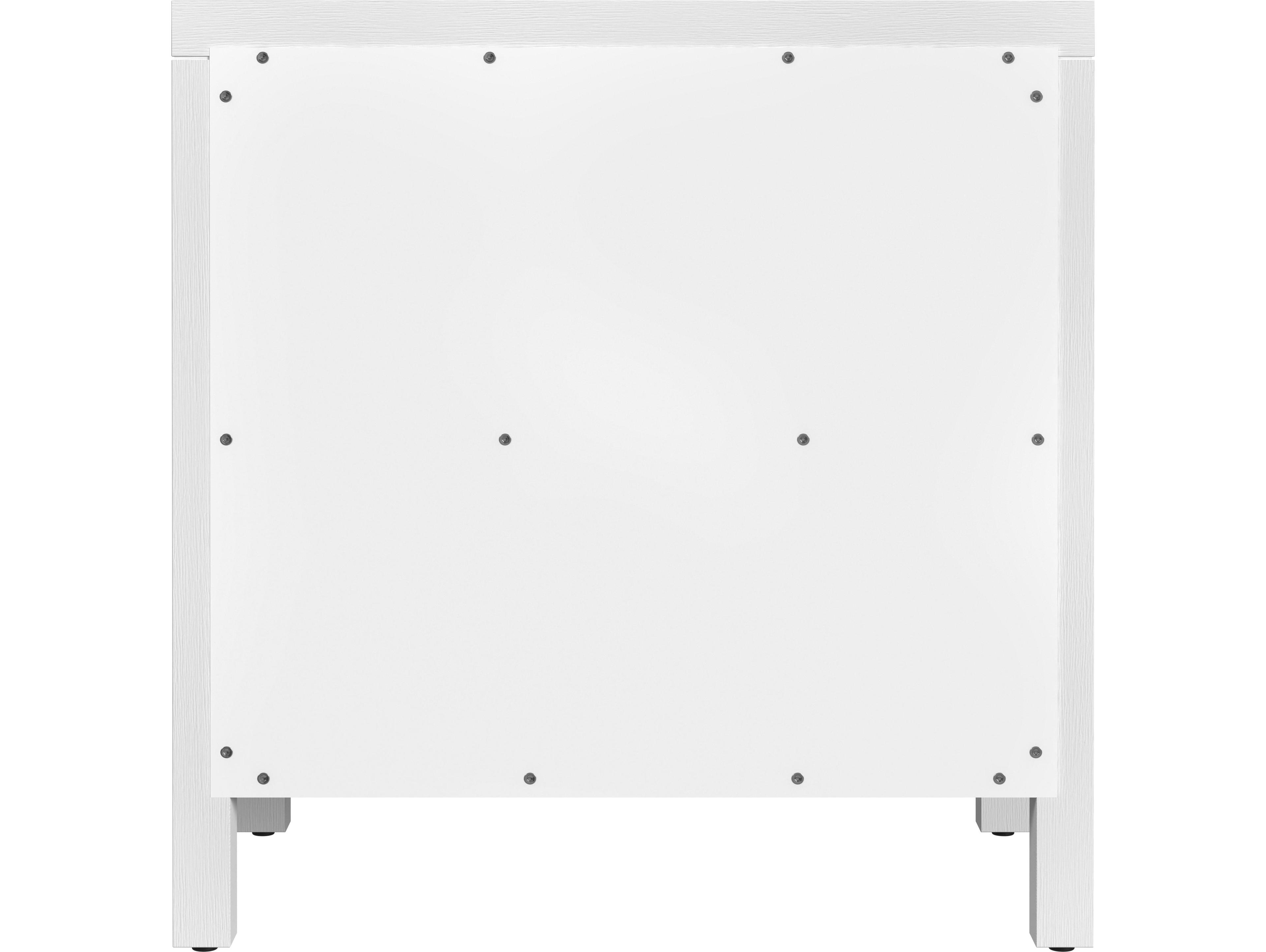 Butler Nora 3-Drawers Acacia Wood Nightstand