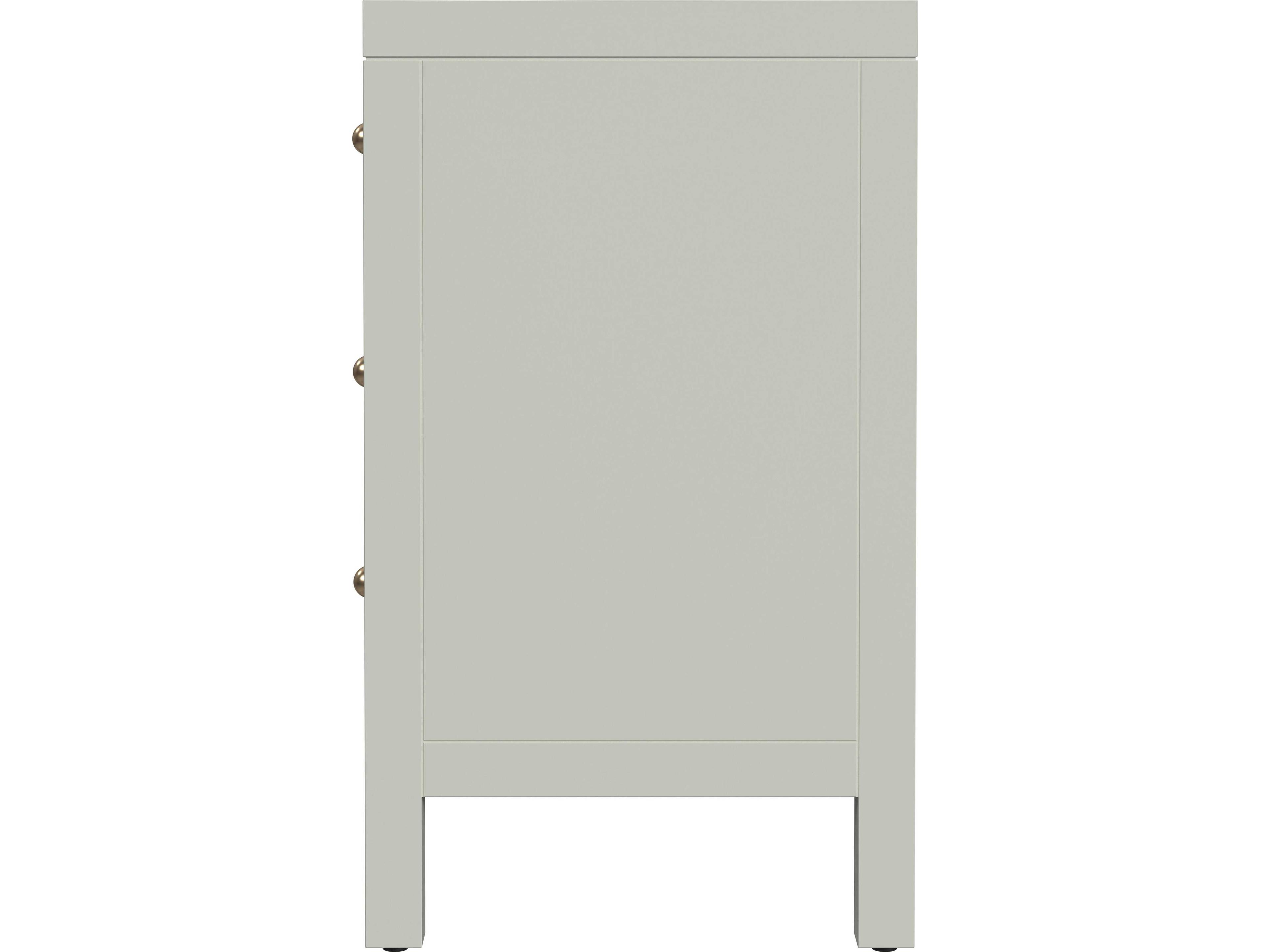 Butler Nora 3-Drawers Acacia Wood Nightstand