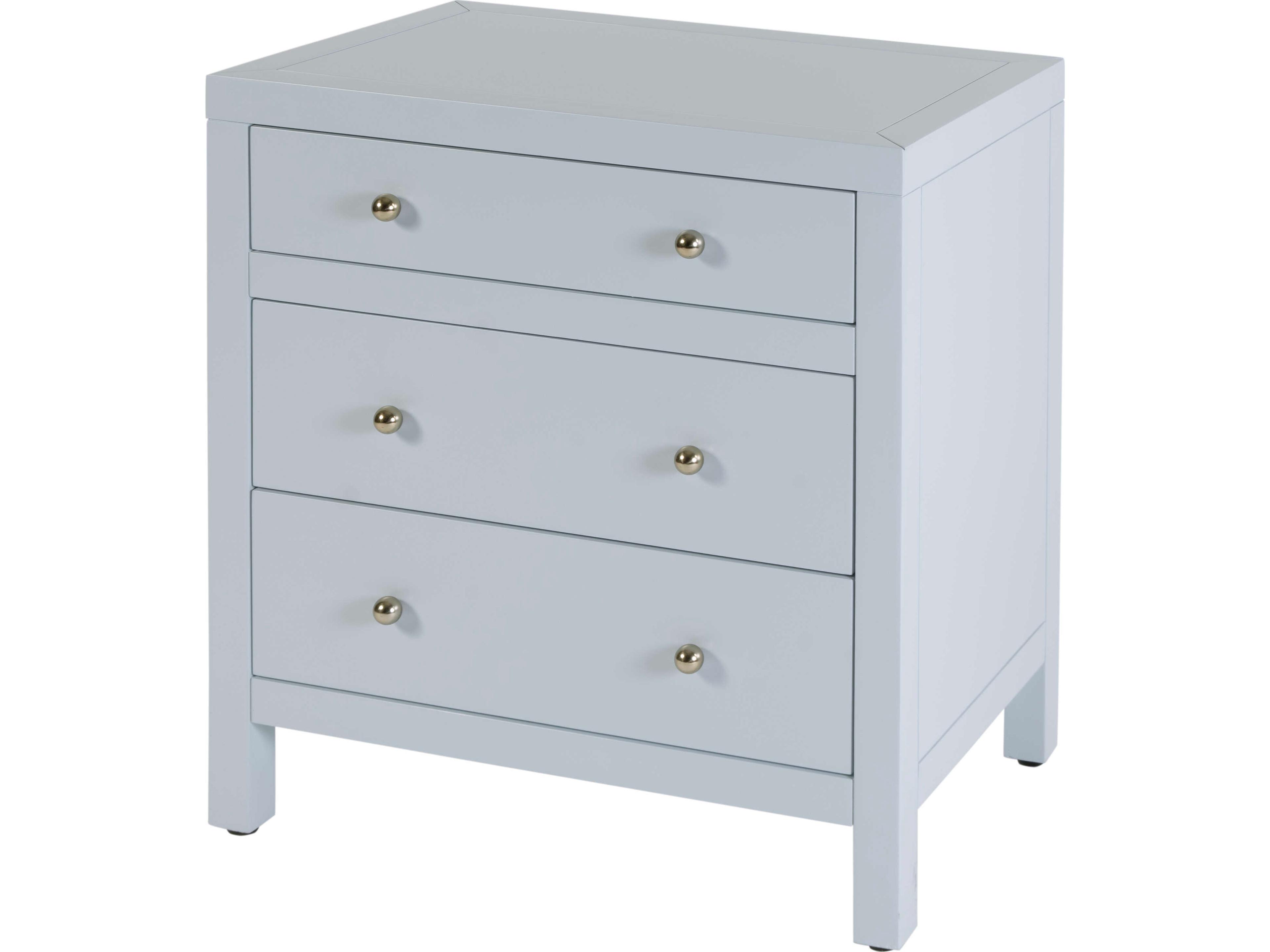 Butler Nora 3-Drawers Acacia Wood Nightstand