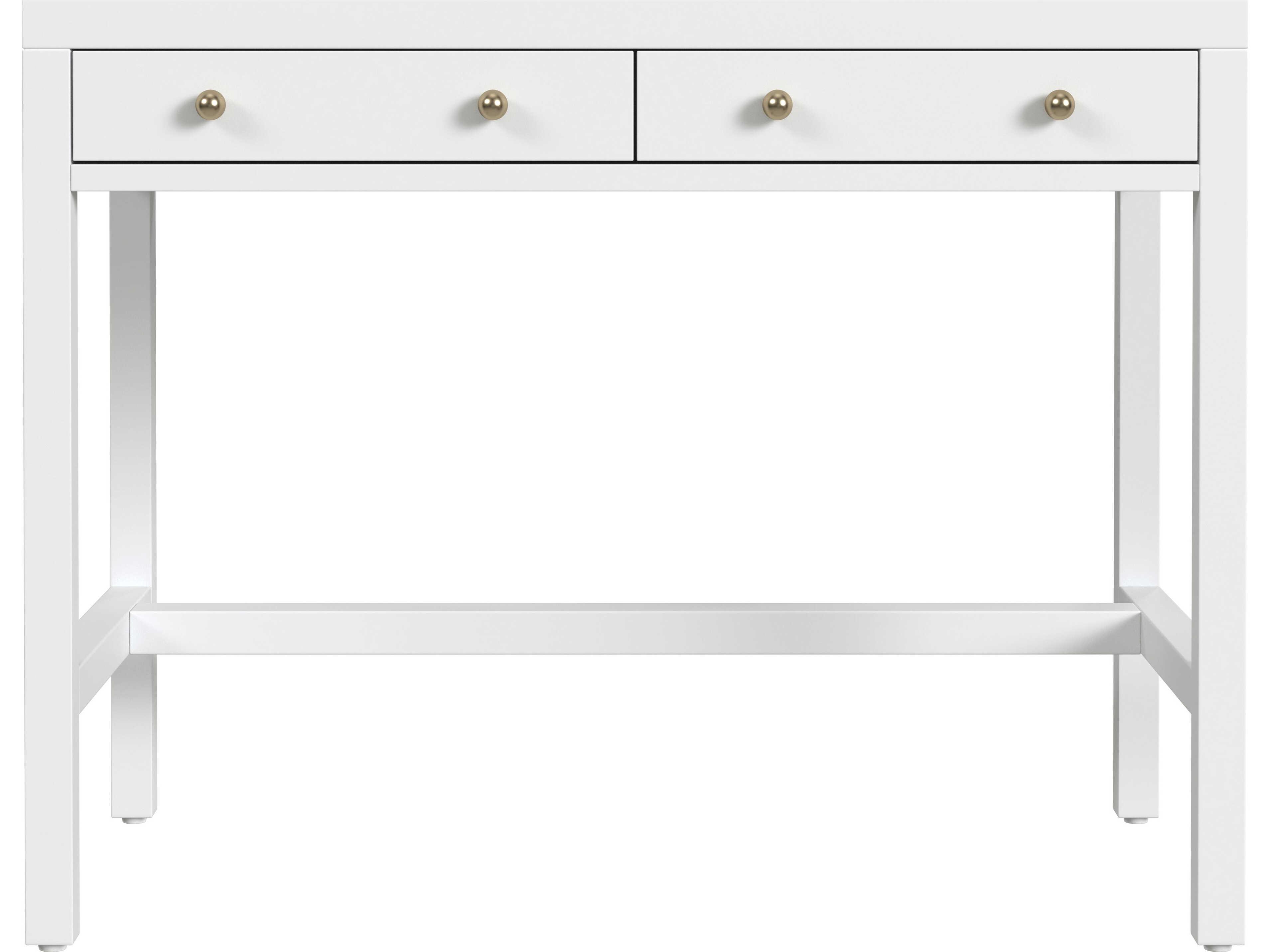 Butler Nora Smooth White Acacia Wood Writing Desk