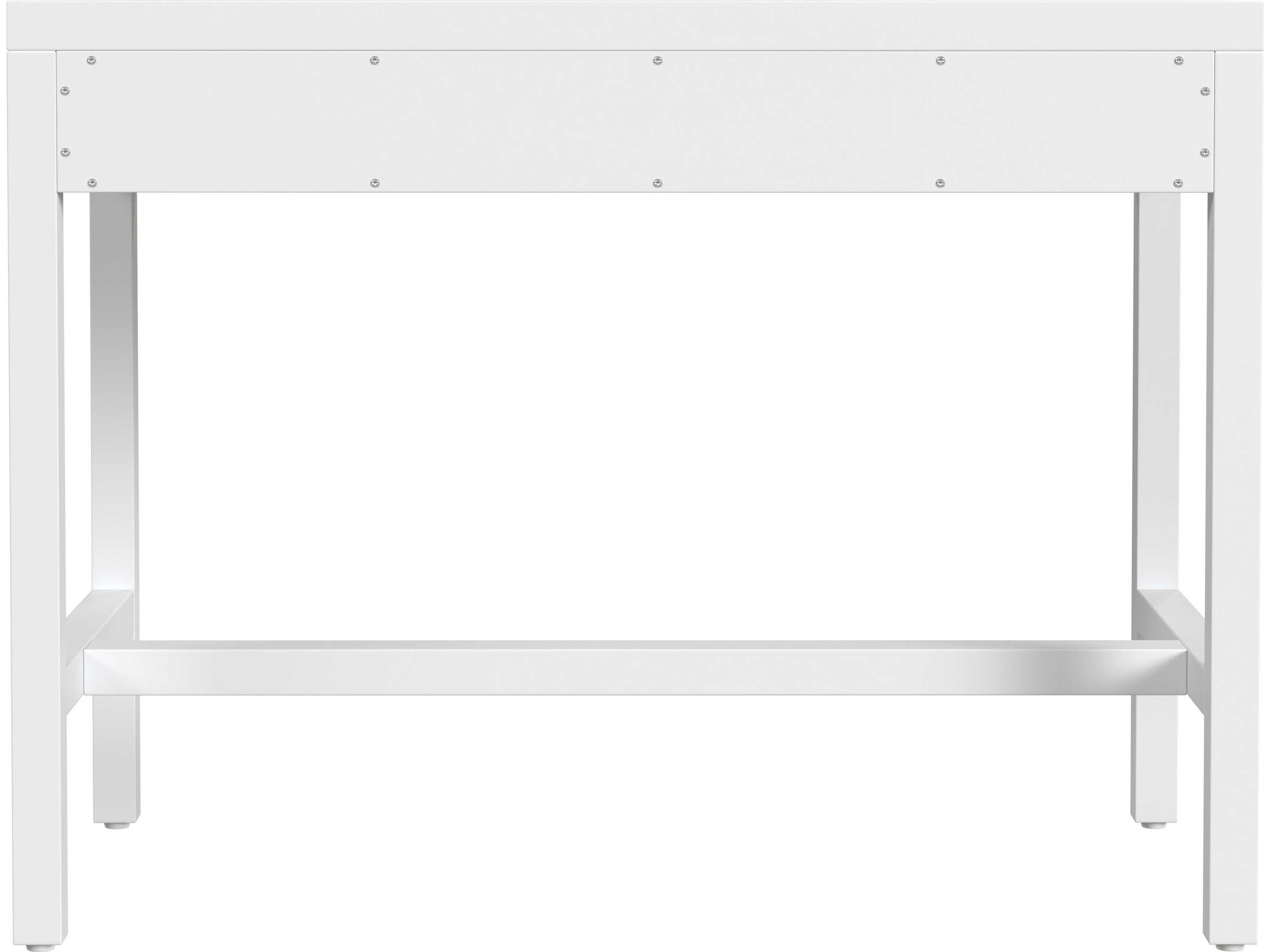 Butler Nora Smooth White Acacia Wood Writing Desk