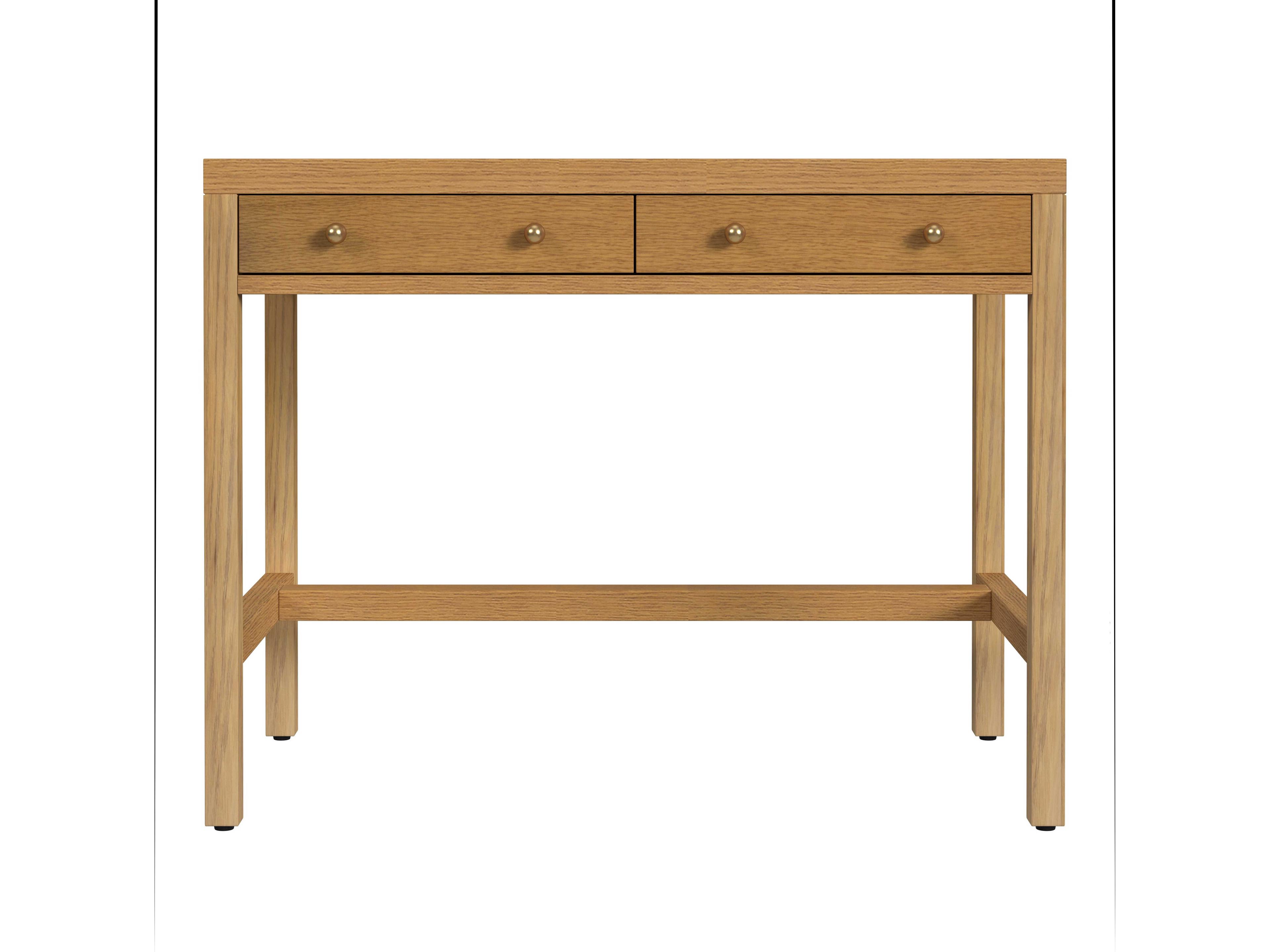 Butler Nora Natural Brown Oak Wood Writing Desk