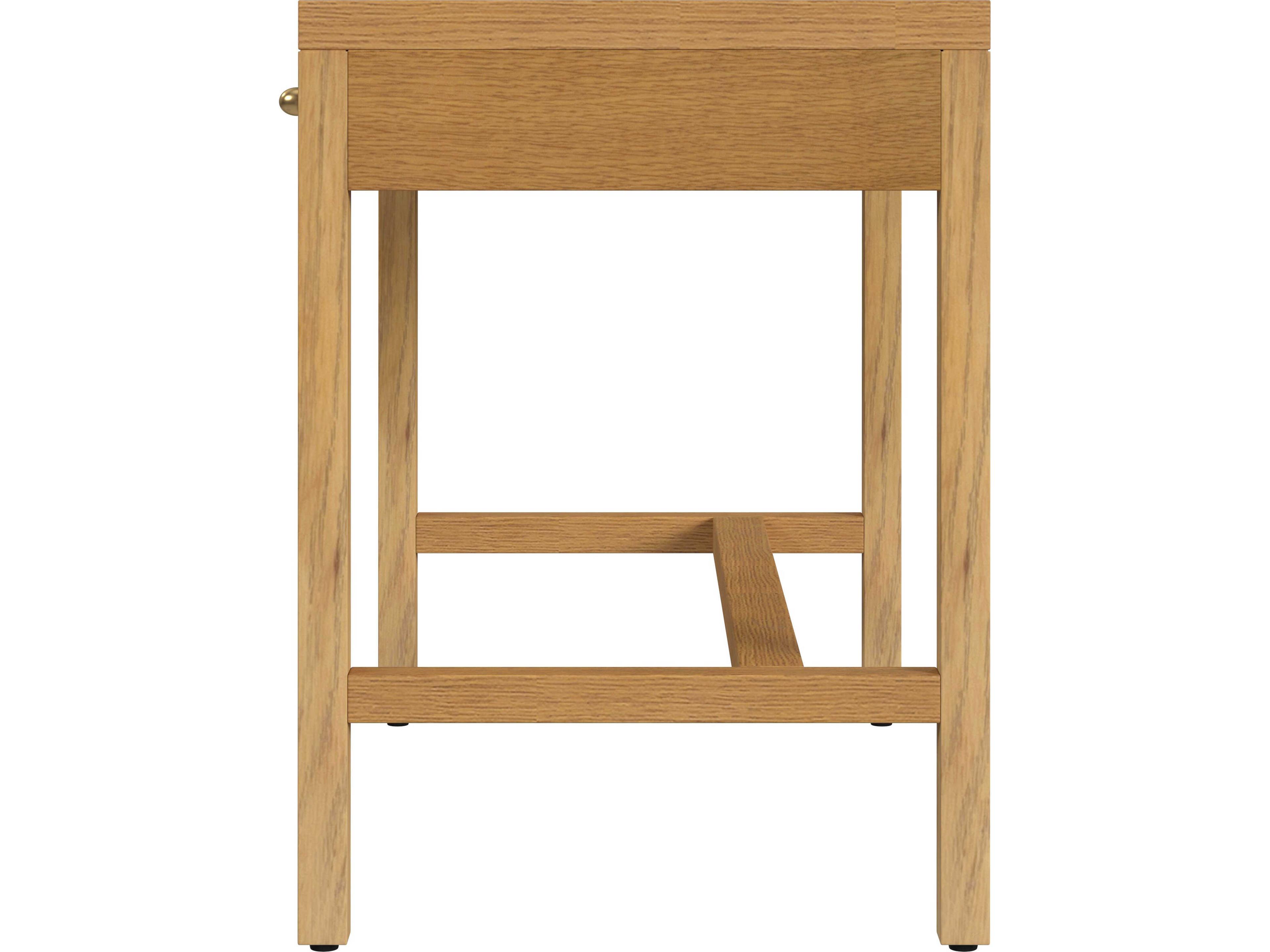 Butler Nora Natural Brown Oak Wood Writing Desk