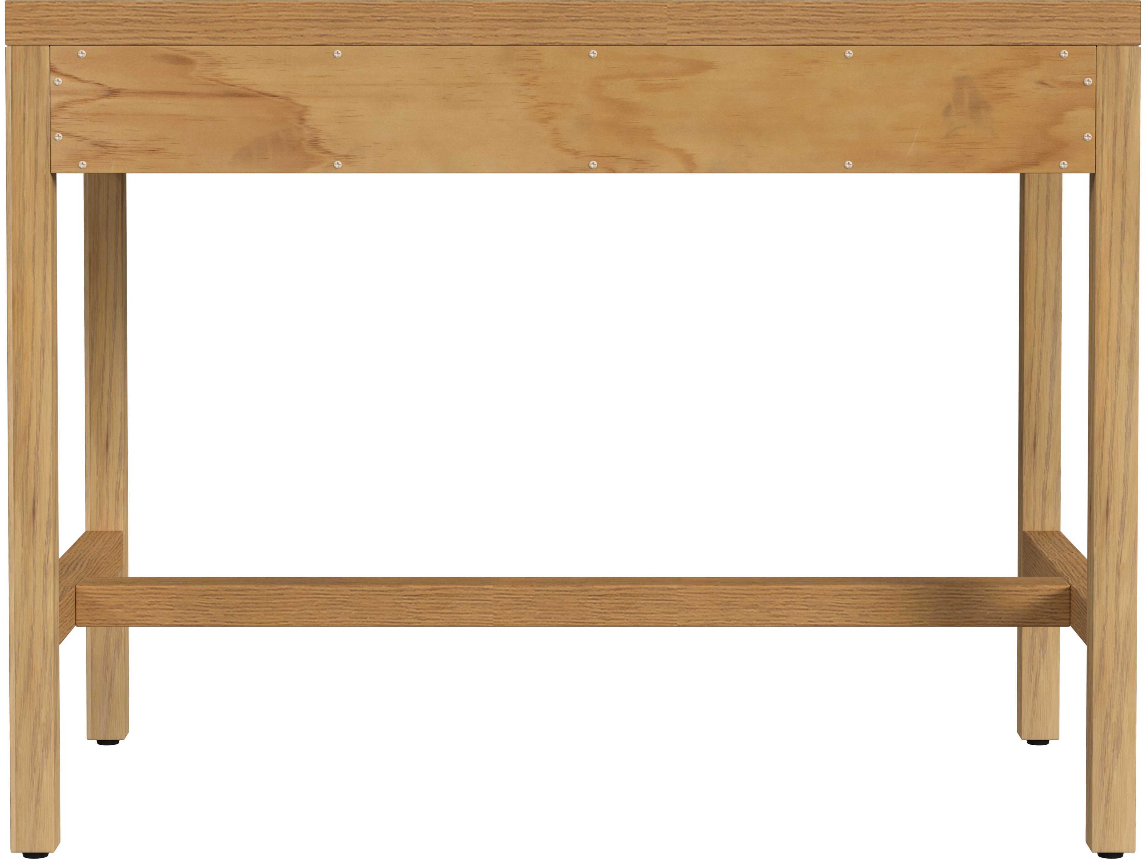 Butler Nora Natural Brown Oak Wood Writing Desk