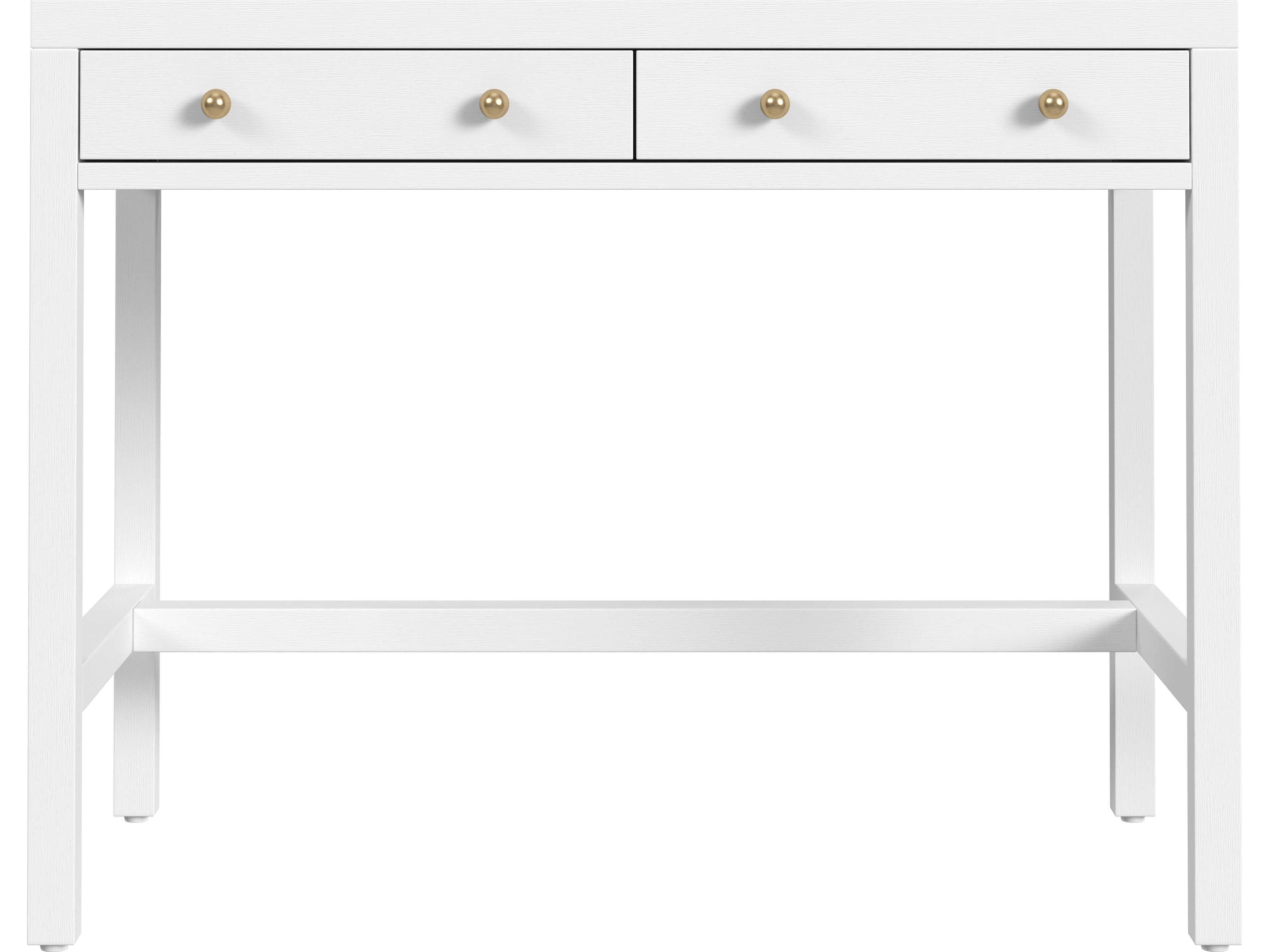 Butler Nora White Acacia Wood Writing Desk