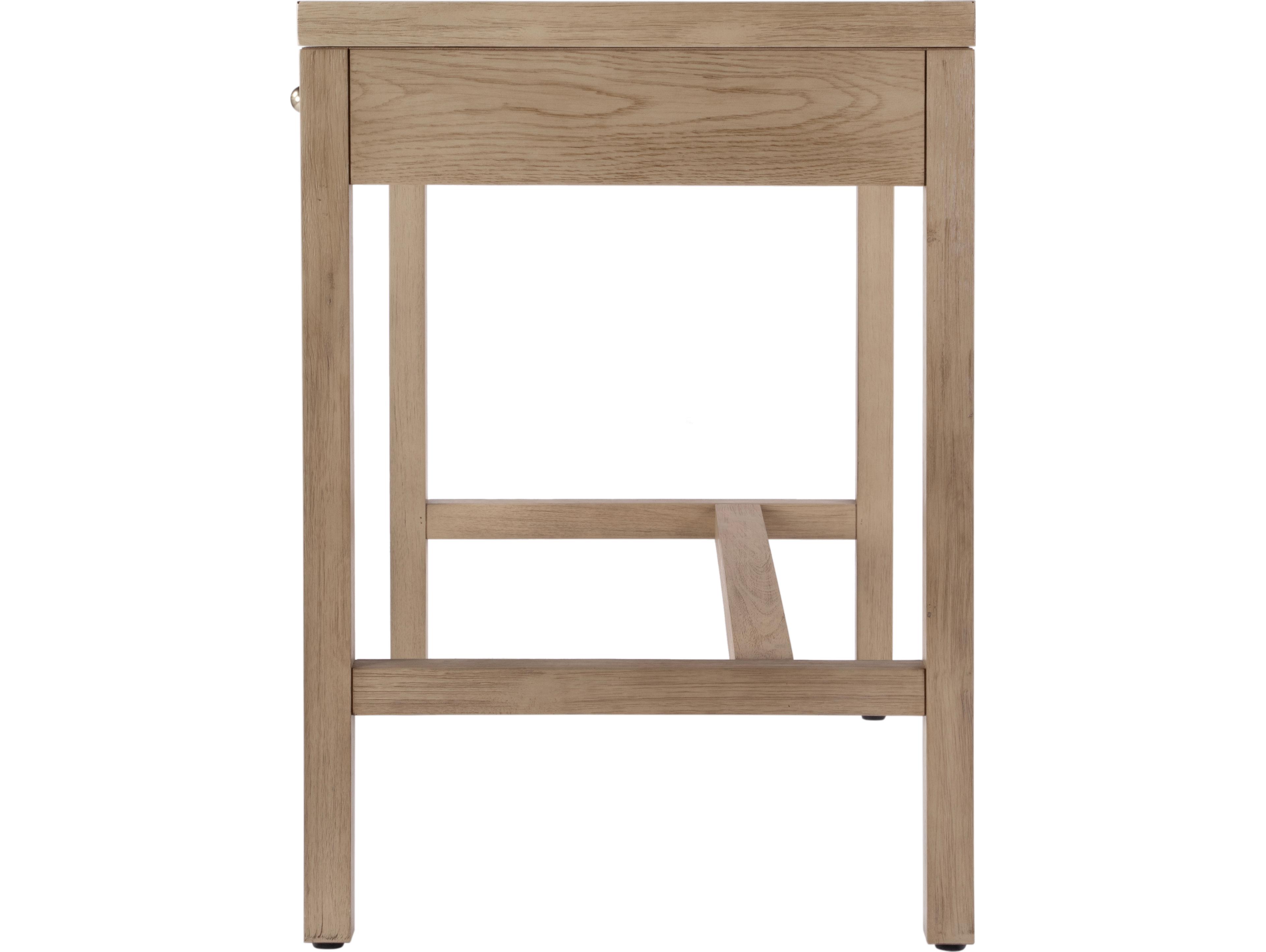 Butler Nora Light Oak Natural Acacia Wood Writing Desk