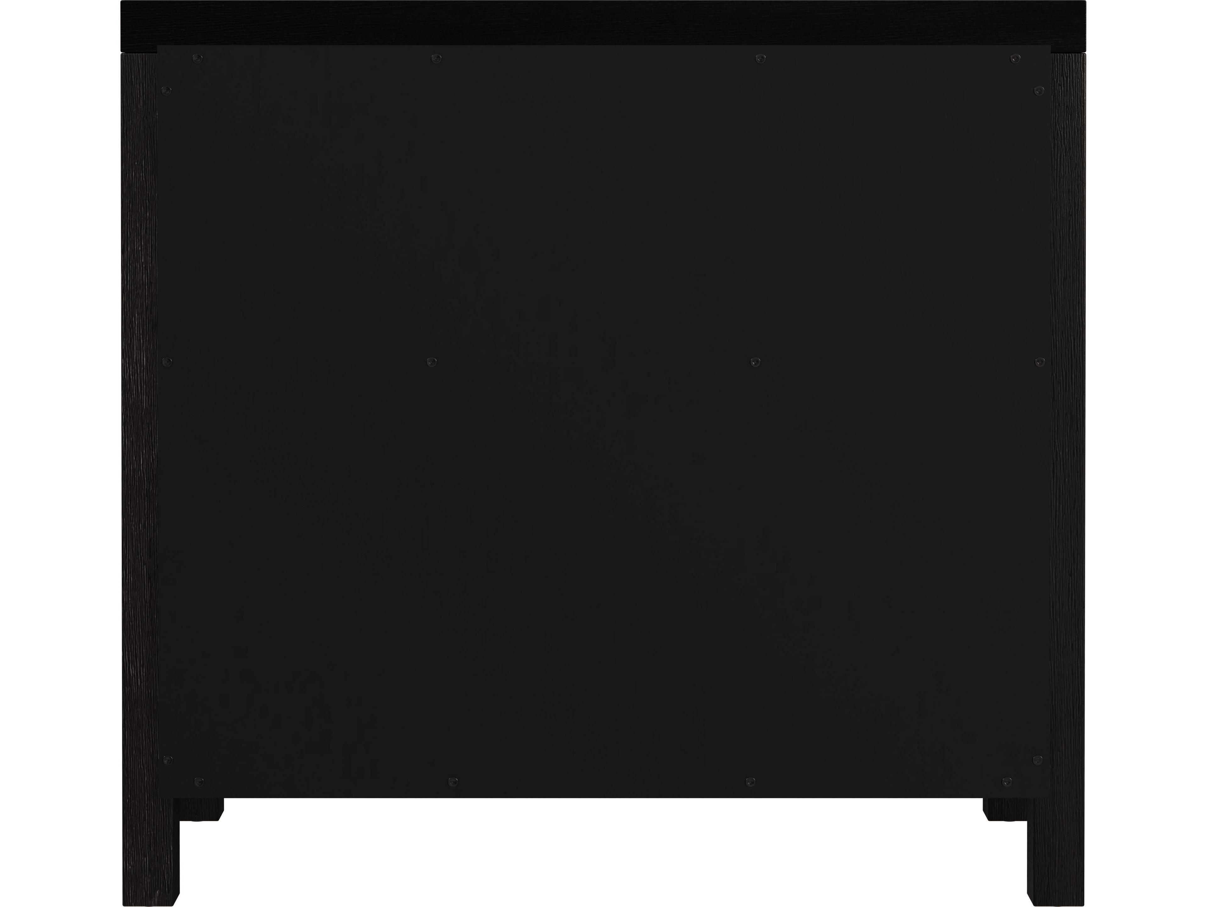 Butler Nora Antique Coffee Black Acacia Wood Accent Cabinet