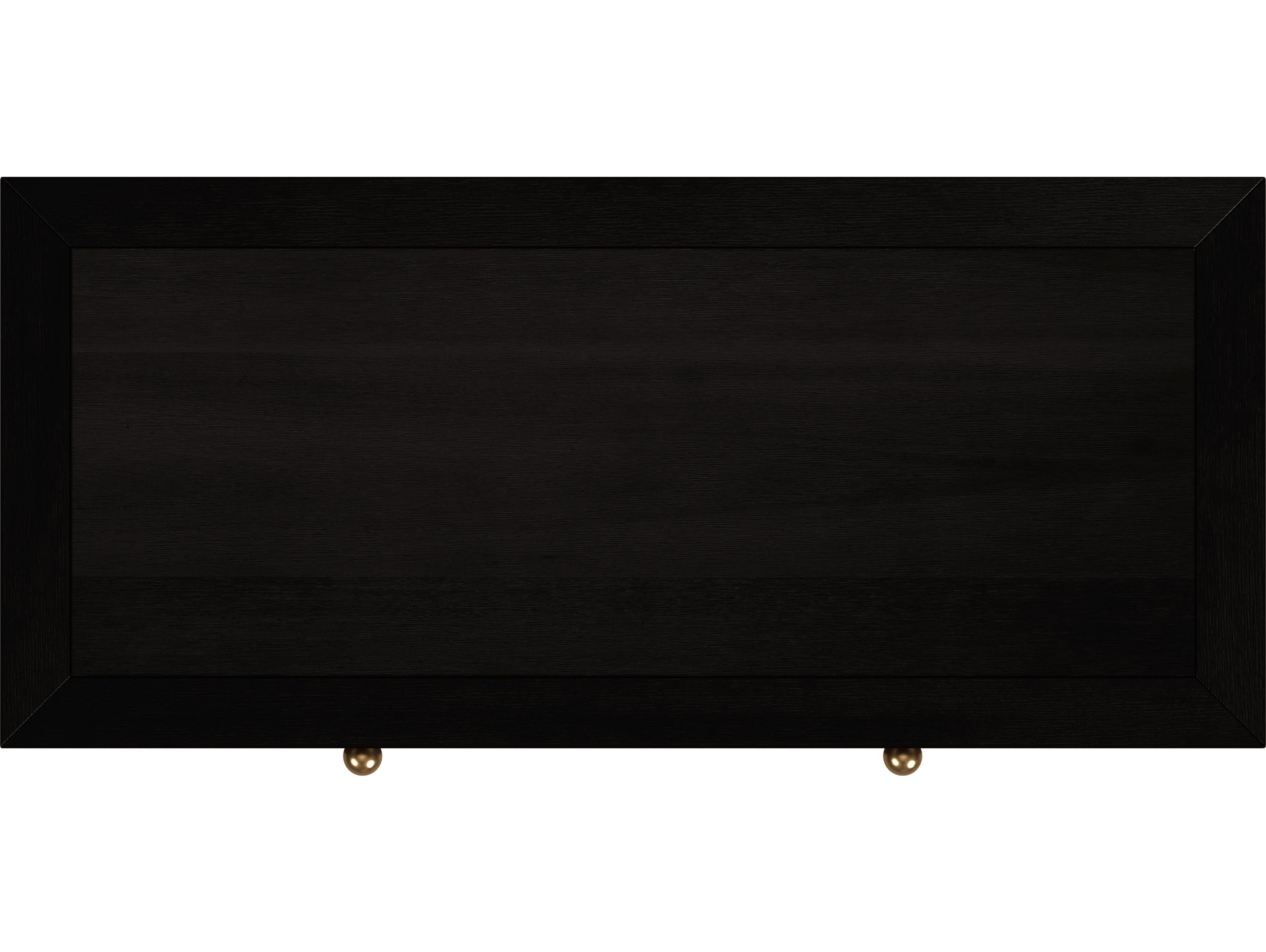 Butler Nora Antique Coffee Black Acacia Wood Accent Cabinet