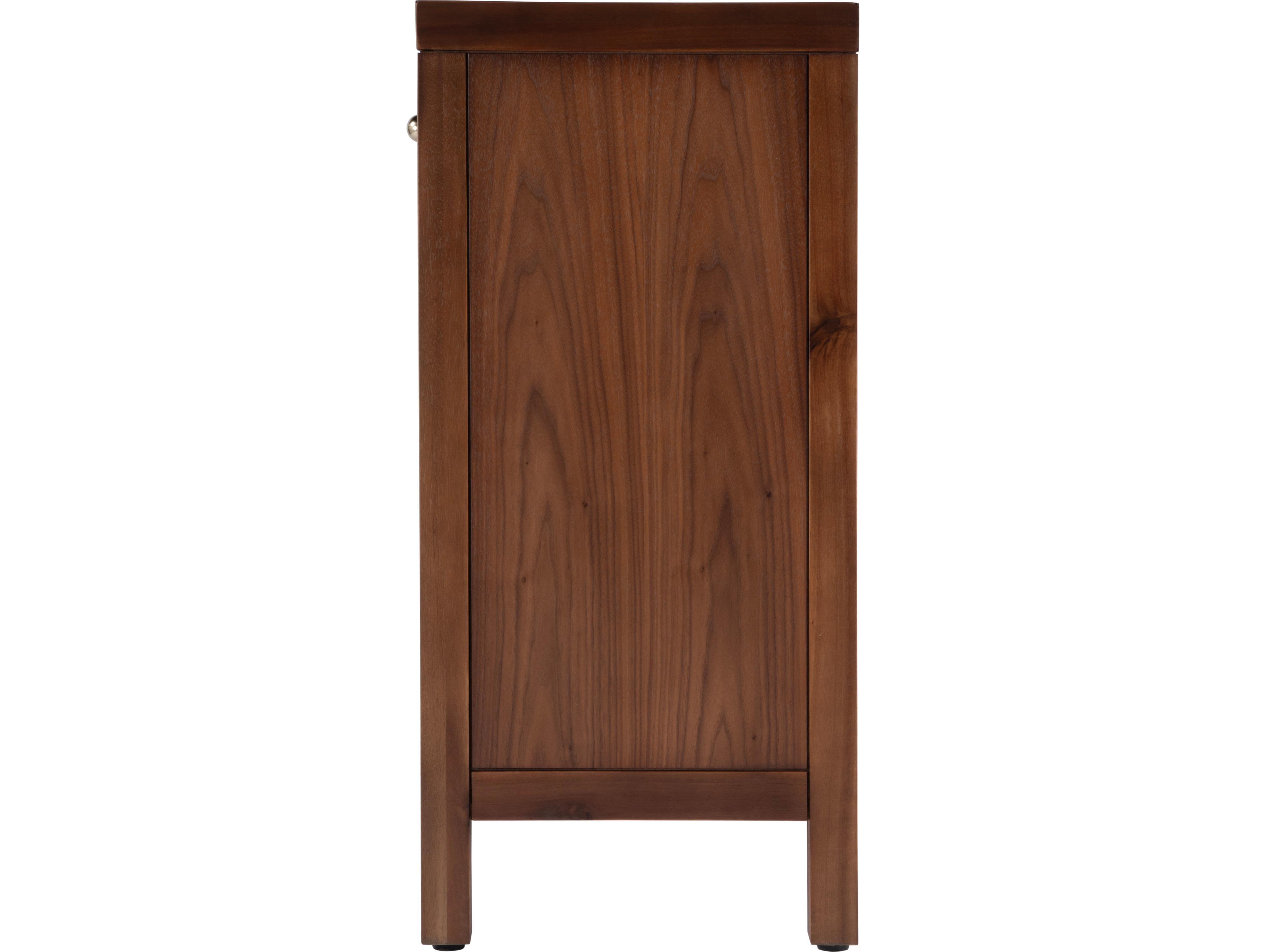 Butler Nora Walnut Brown Acacia Wood Accent Cabinet