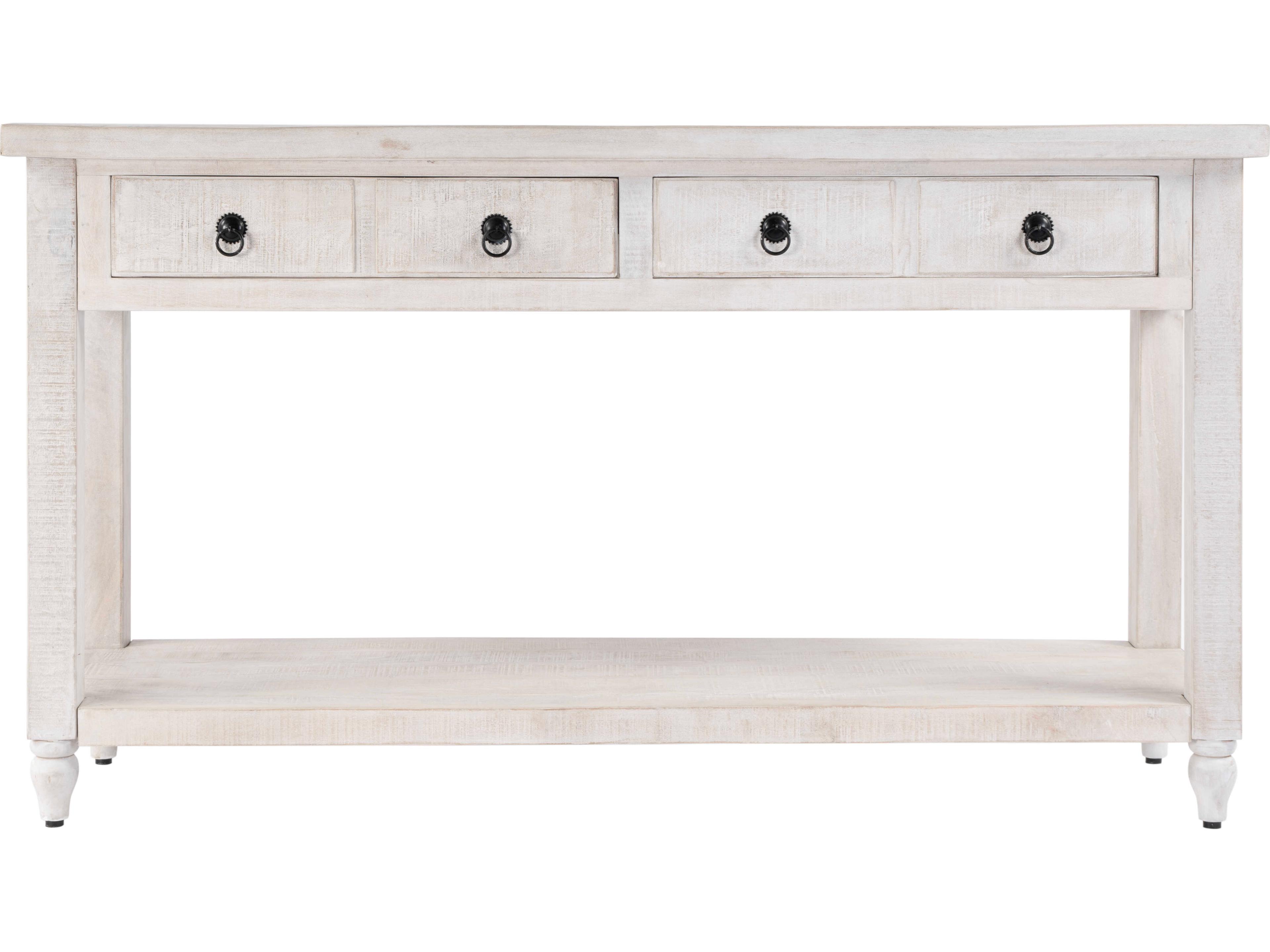 Butler Dorothy Rectangular Wood Gray Console Table