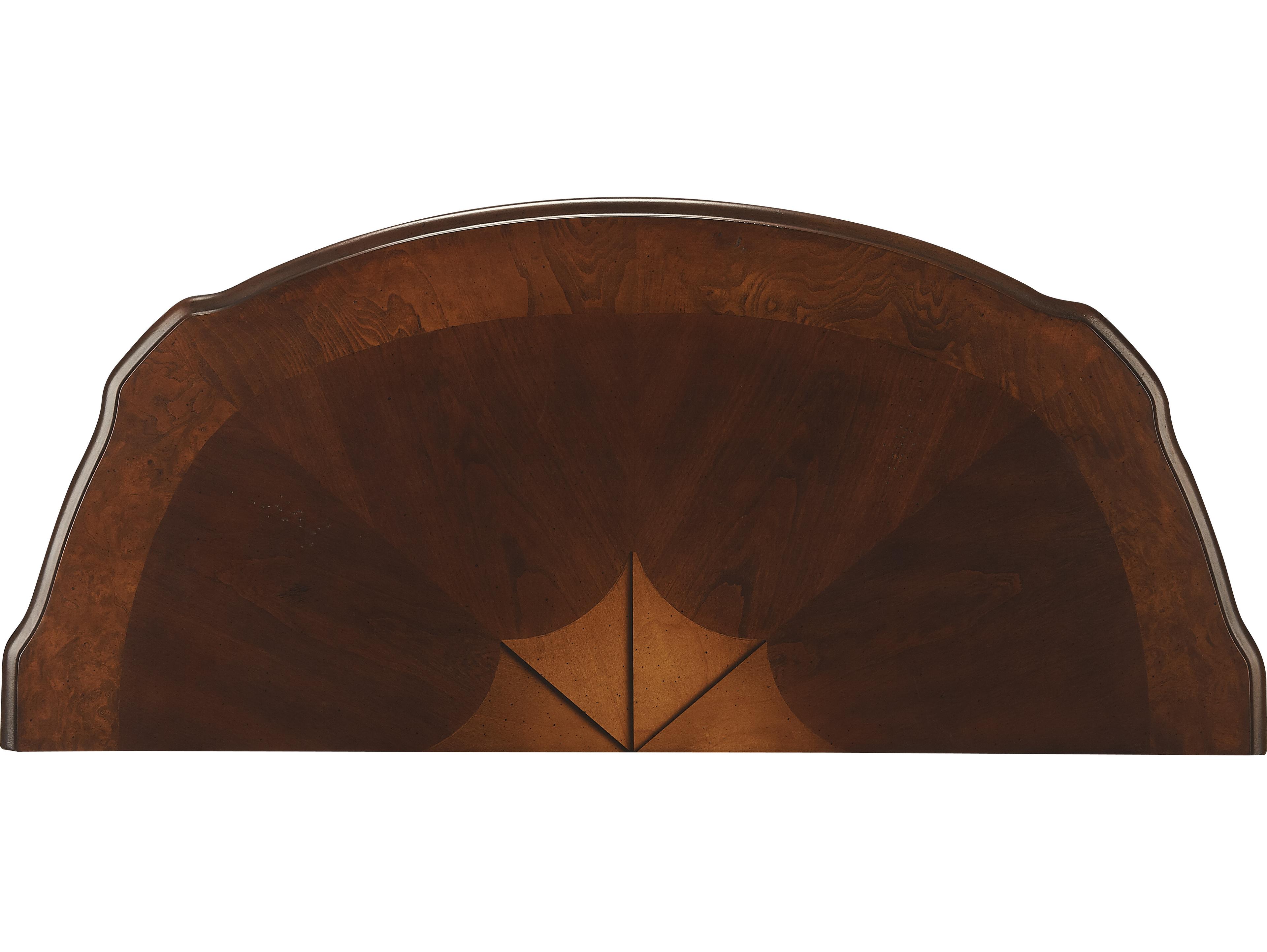 Butler Halifax Demilune Wood Cherry Console Table