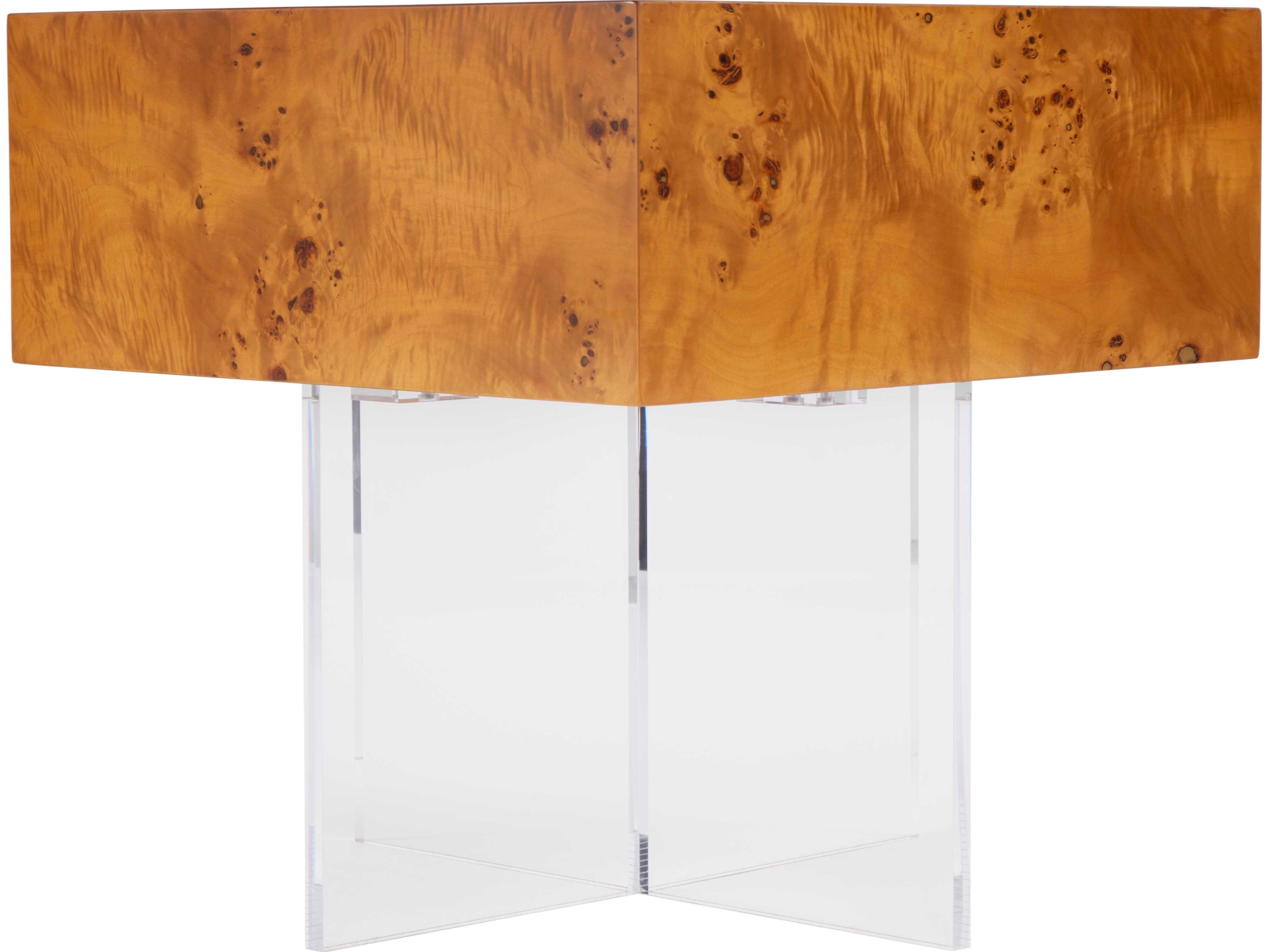 Butler Corsica Square Wood Clear End Table