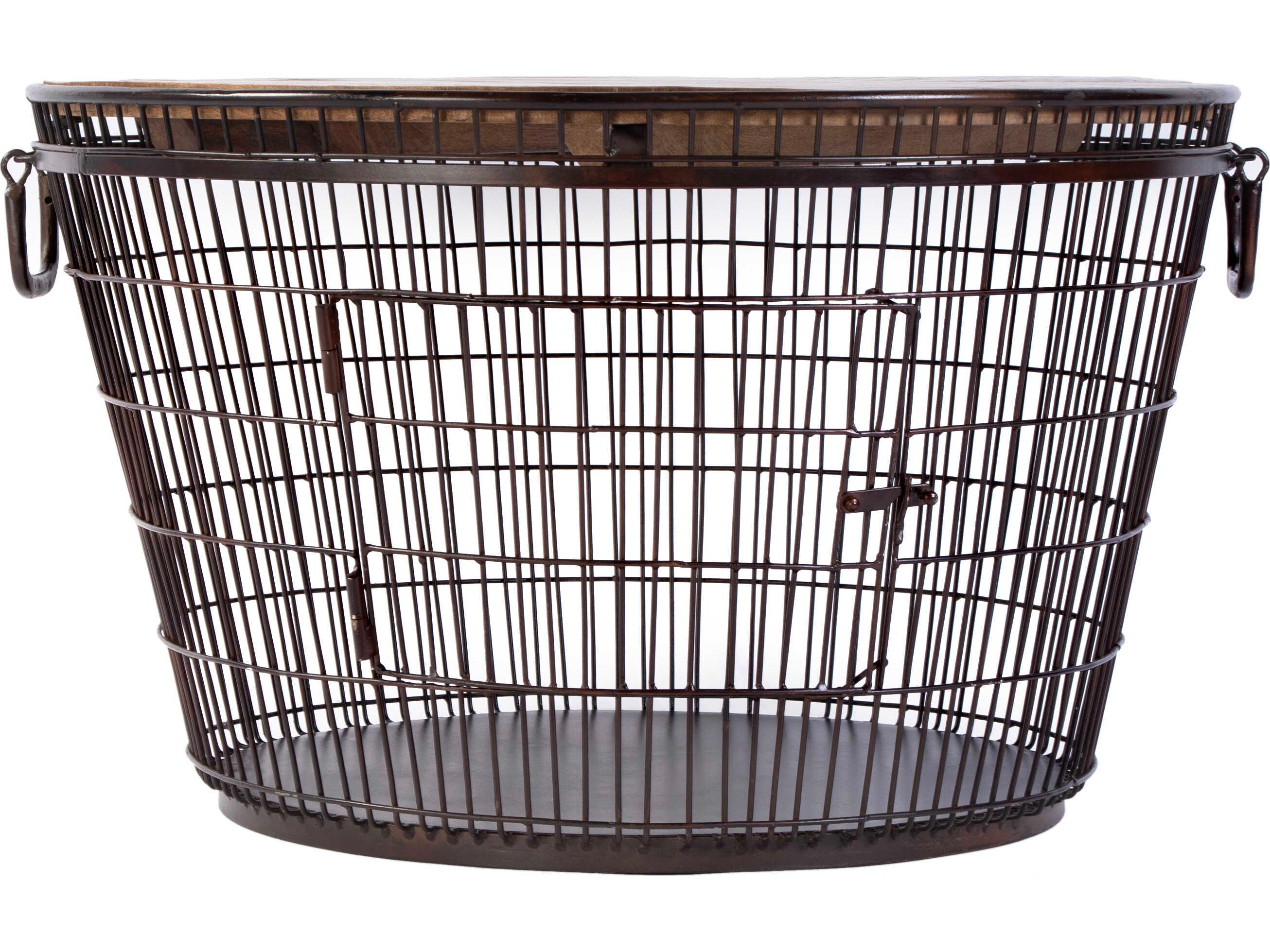 Butler Fulton Round Wood Brown Coffee Table