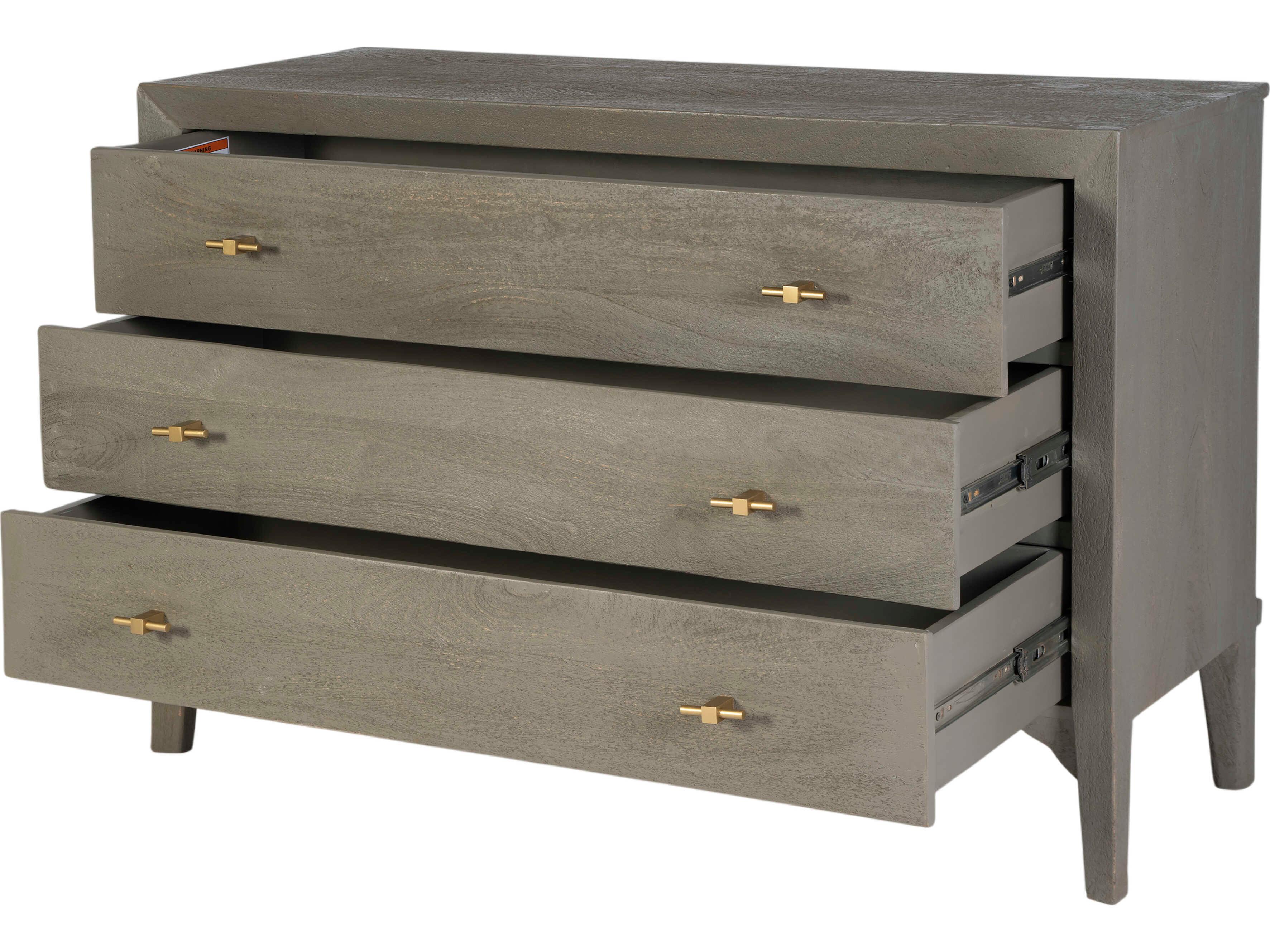 Butler Rockport 3-Drawers Mango Wood Dresser
