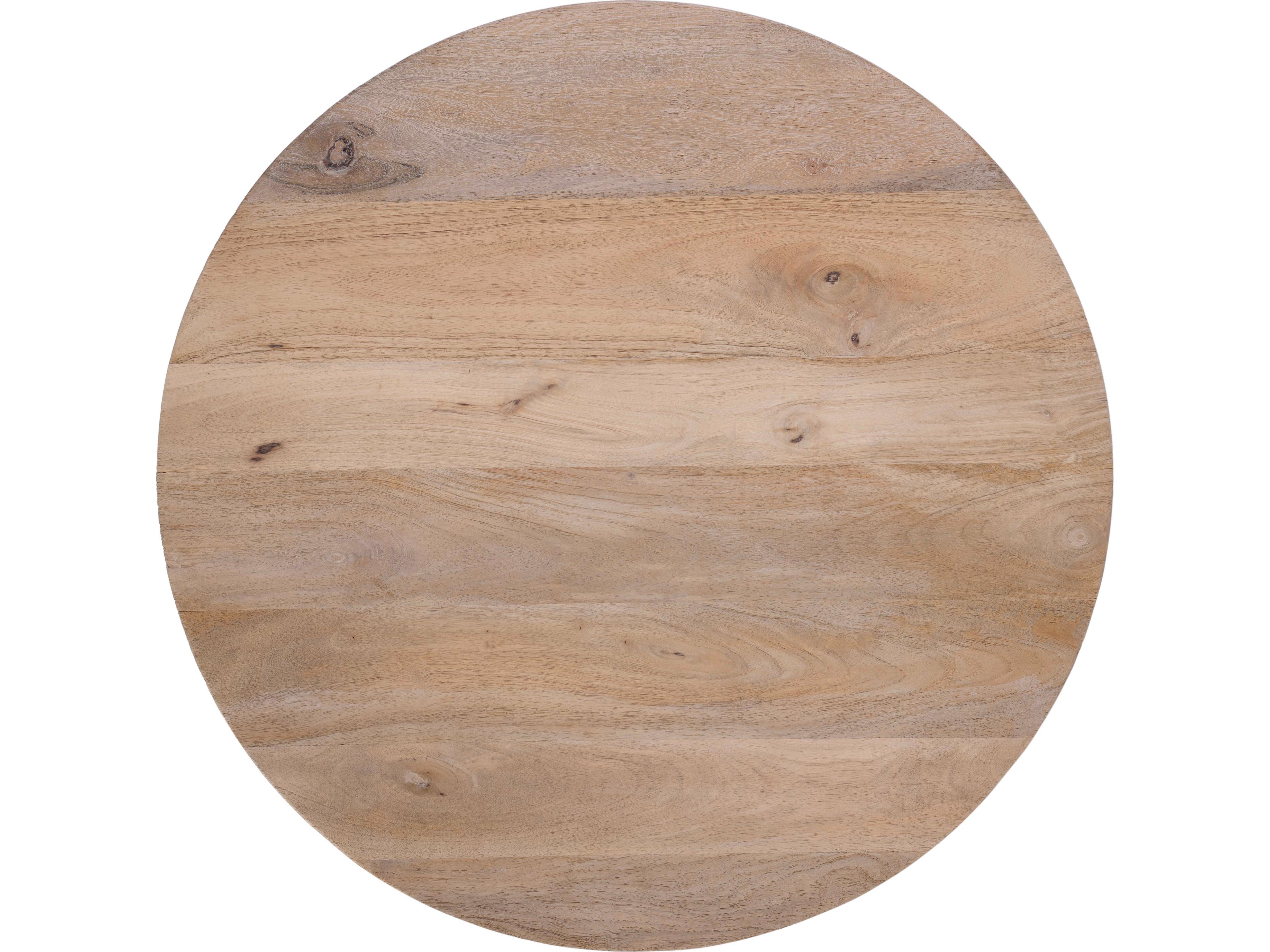 Butler Carmine Round Wood Natural Coffee Table