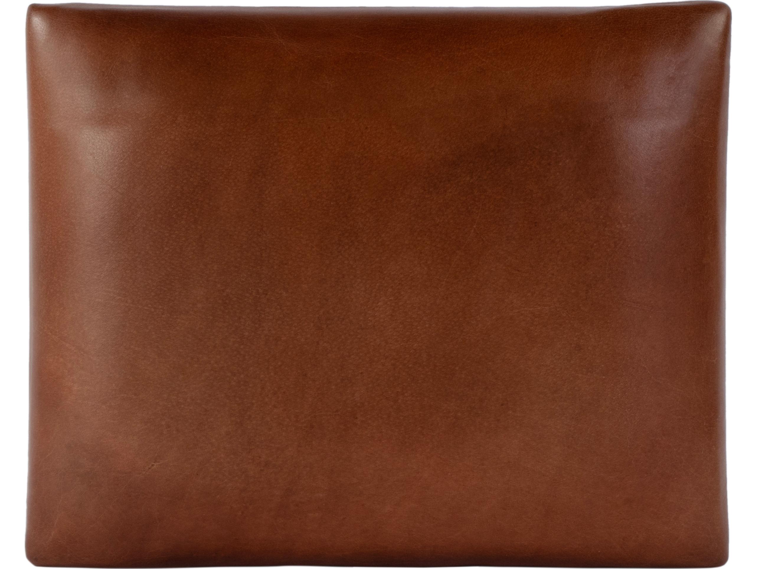 Butler Livingston Brown Leather Accent Stool