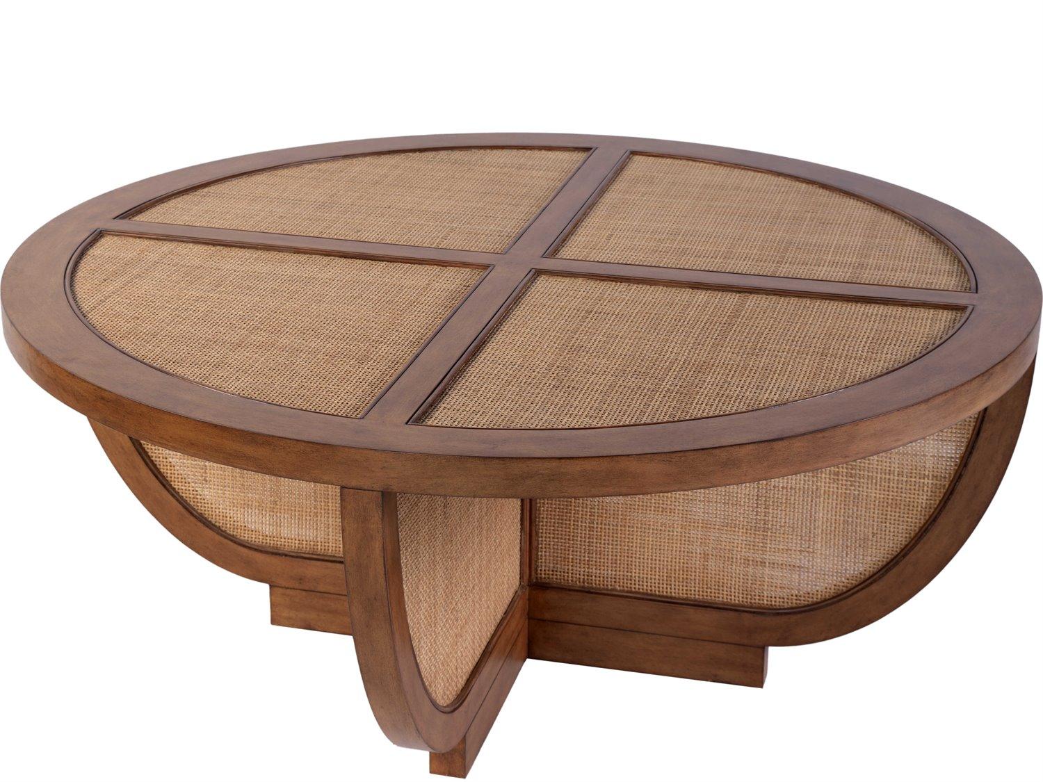 Butler Bali Breeze Round Wood Brown Coffee Table