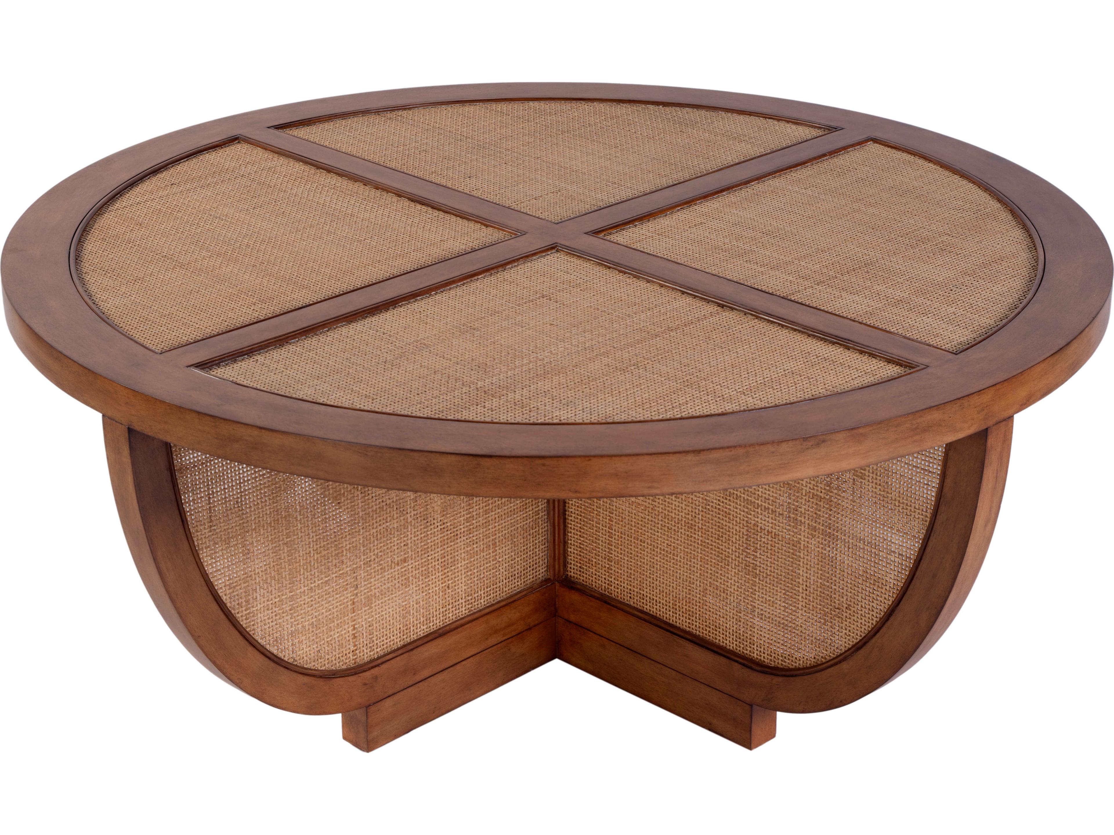 Butler Bali Breeze Round Wood Brown Coffee Table