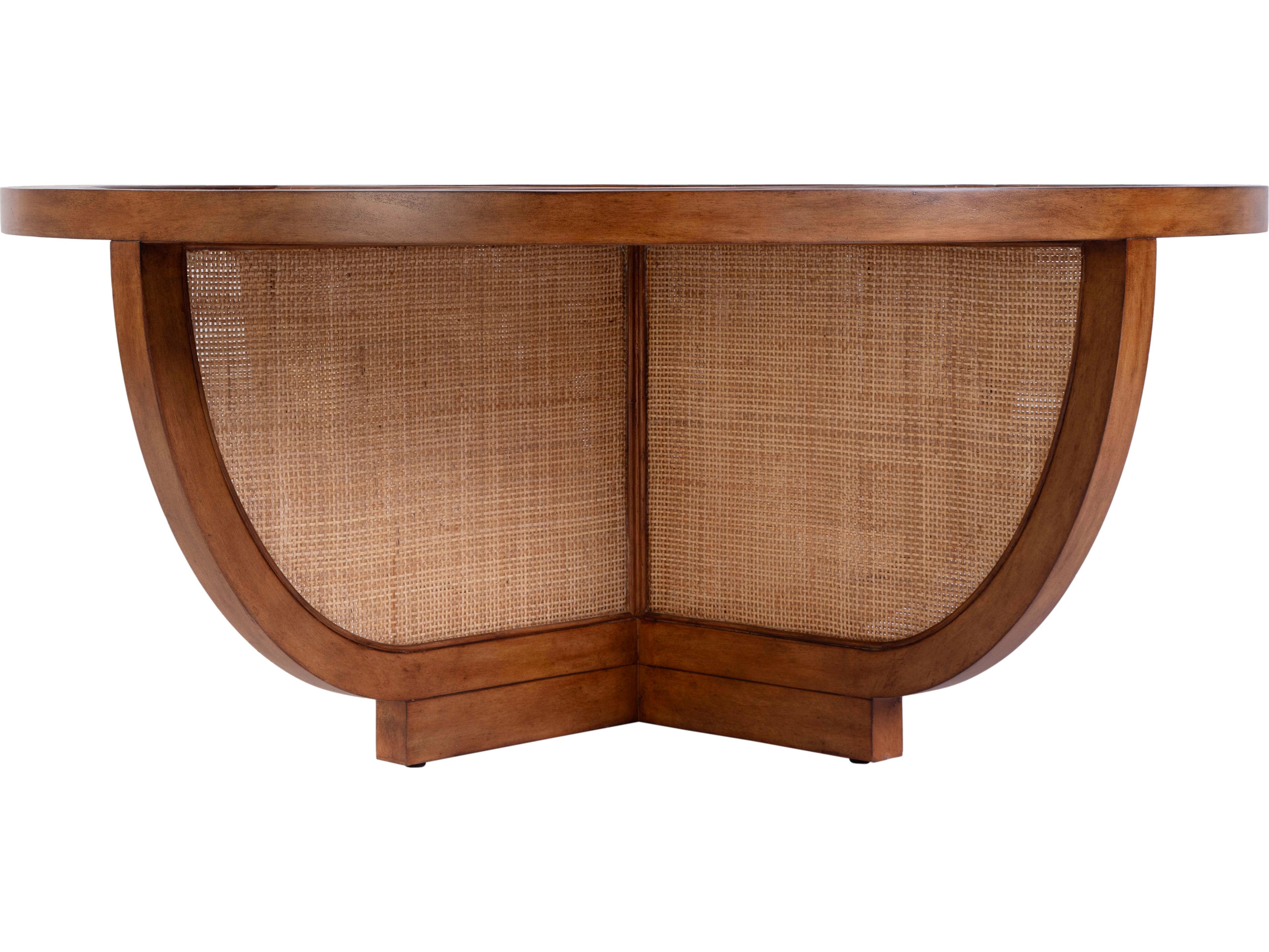 Butler Bali Breeze Round Wood Brown Coffee Table