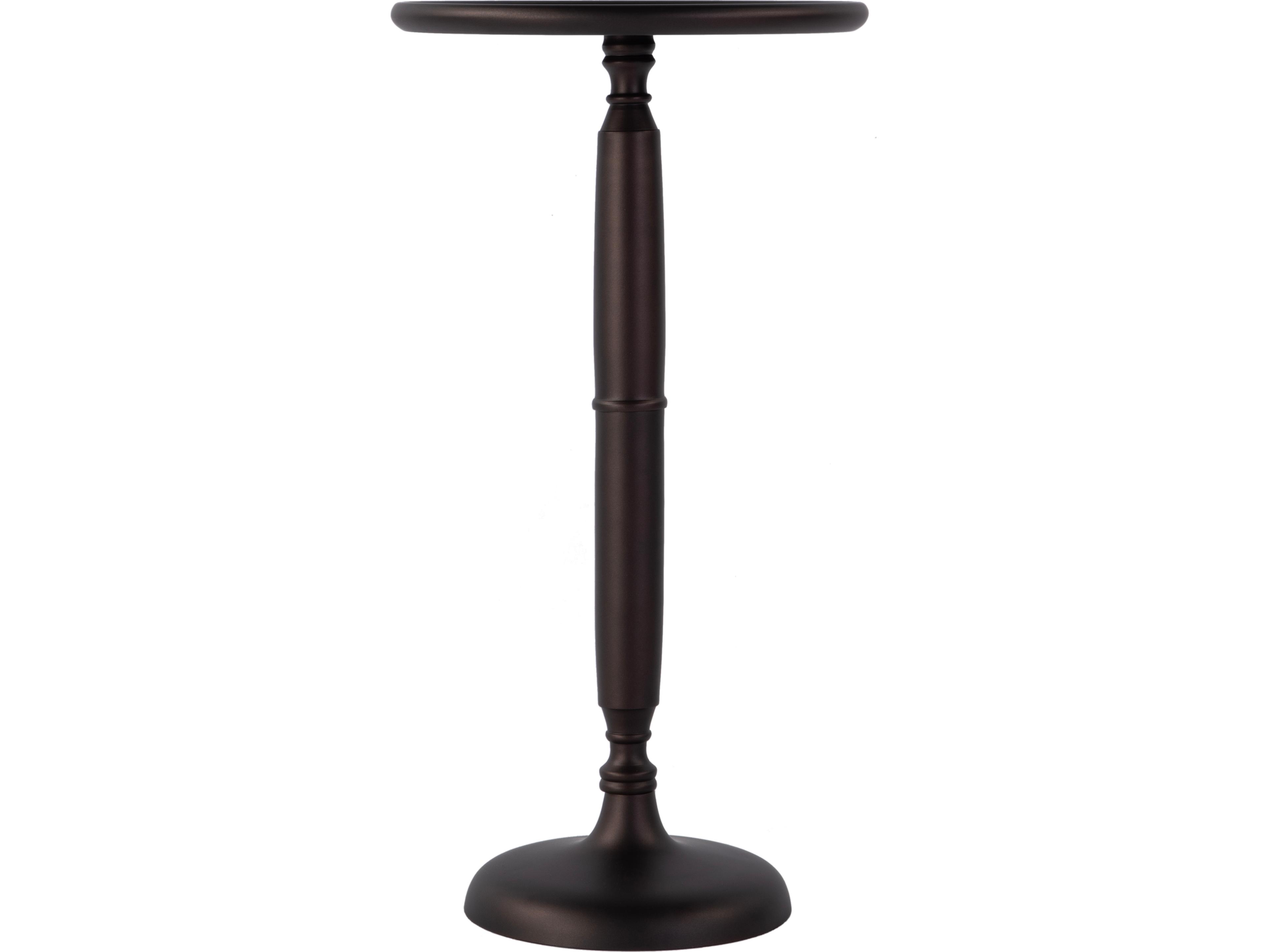Butler Alexi Round Metal Bronze End Table