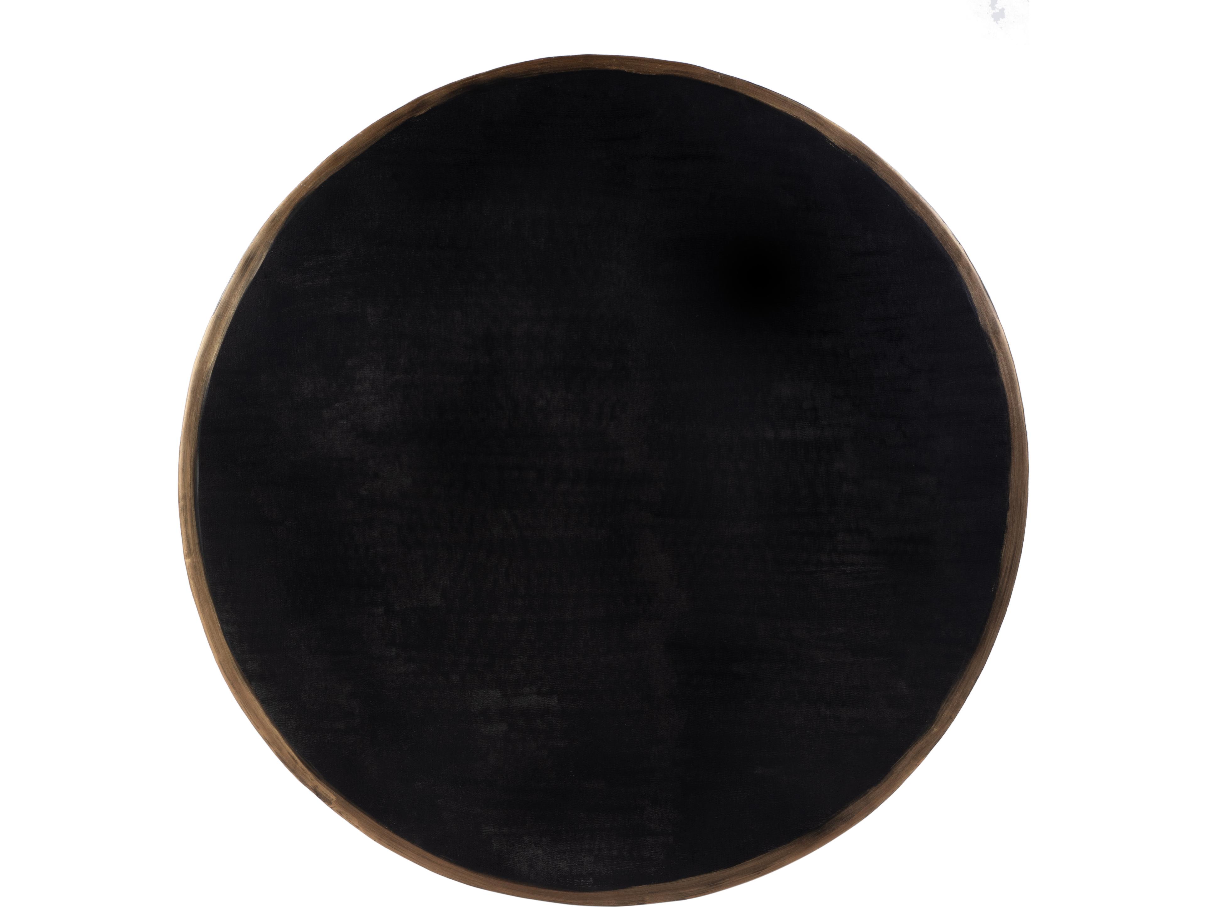 Butler Tundra Round Metal Bronze Coffee Table