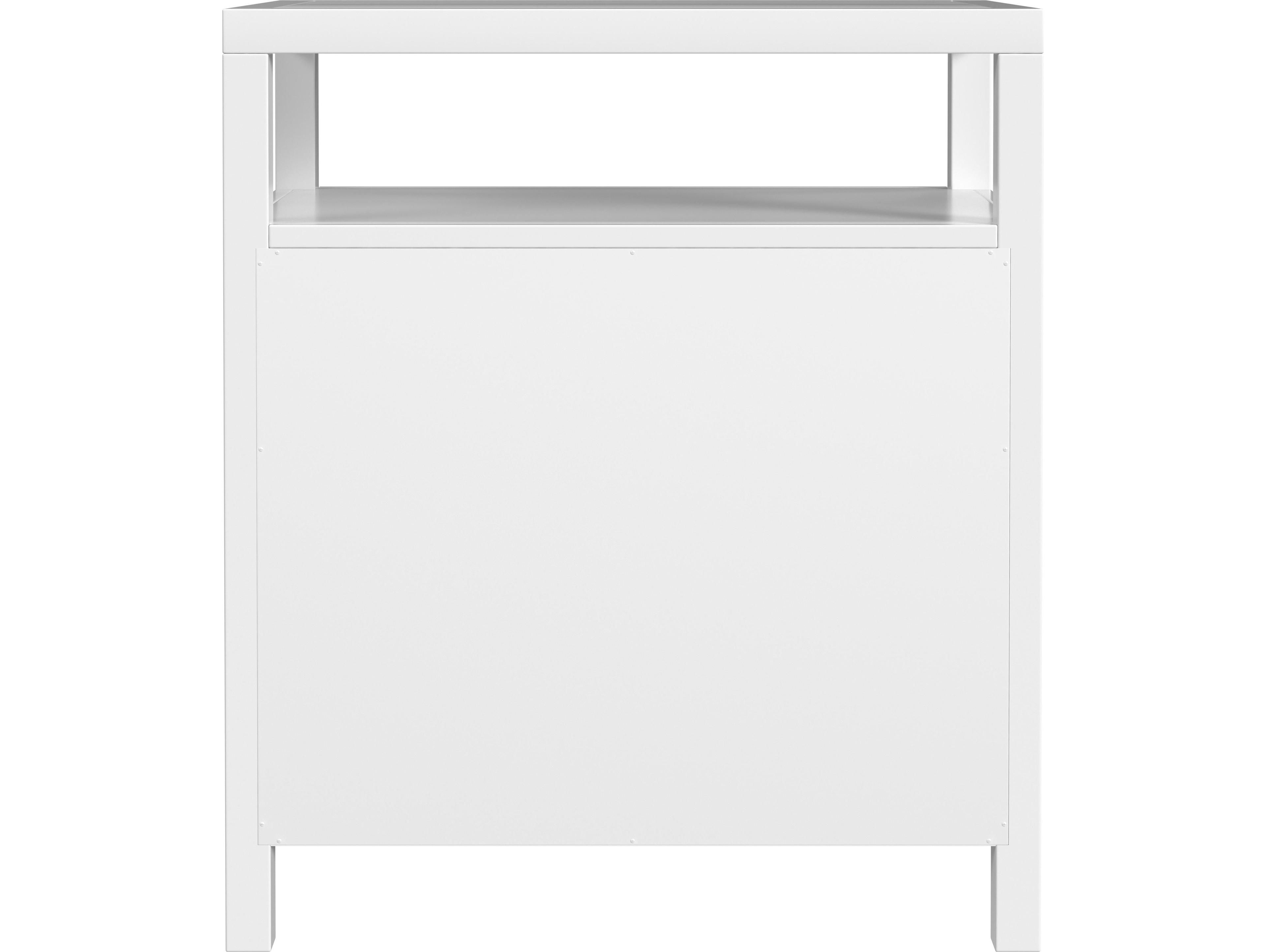 Butler Nora 3-Drawers Acacia Wood Nightstand