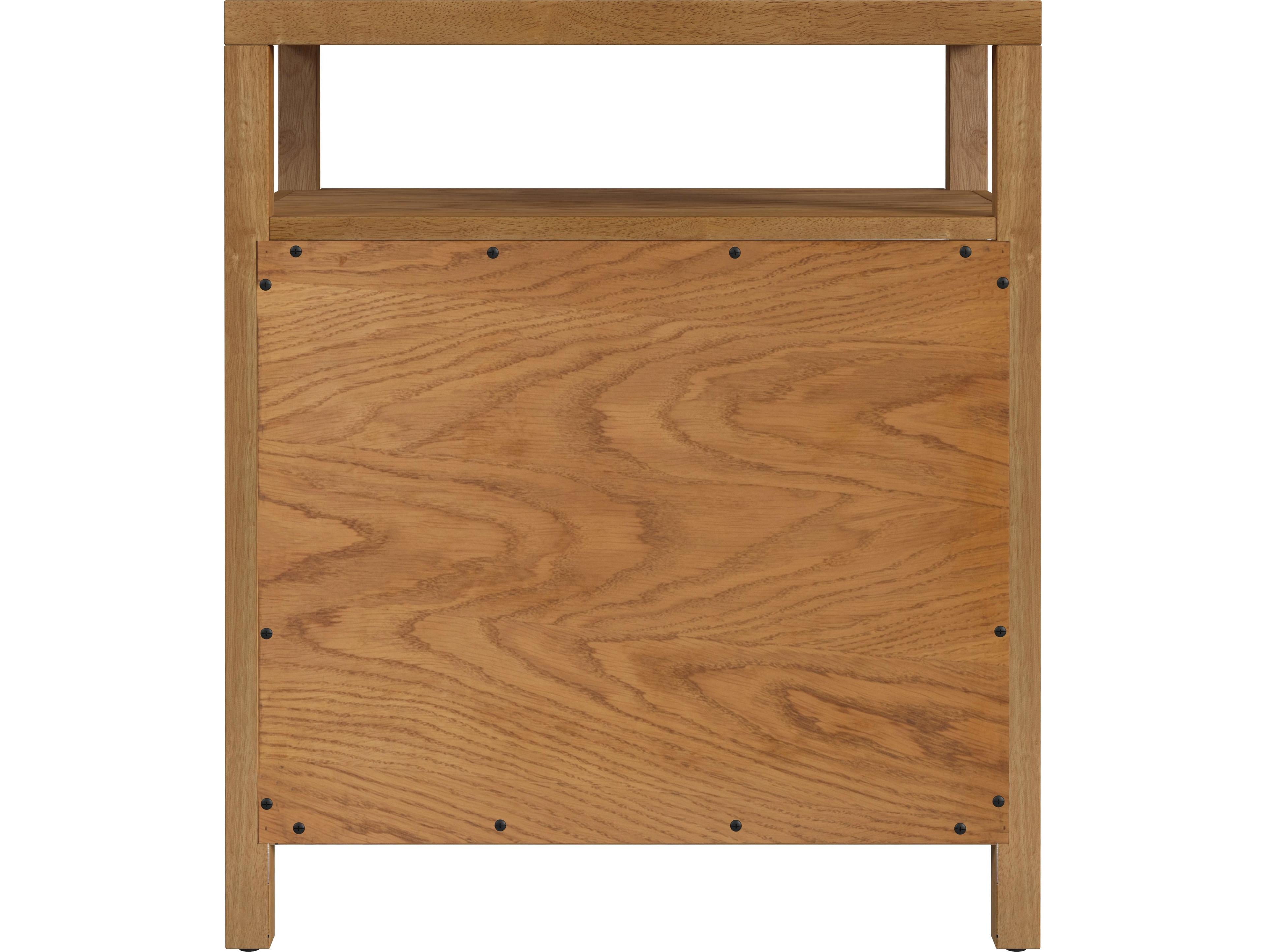 Butler Nora 3-Drawers Acacia Wood Nightstand