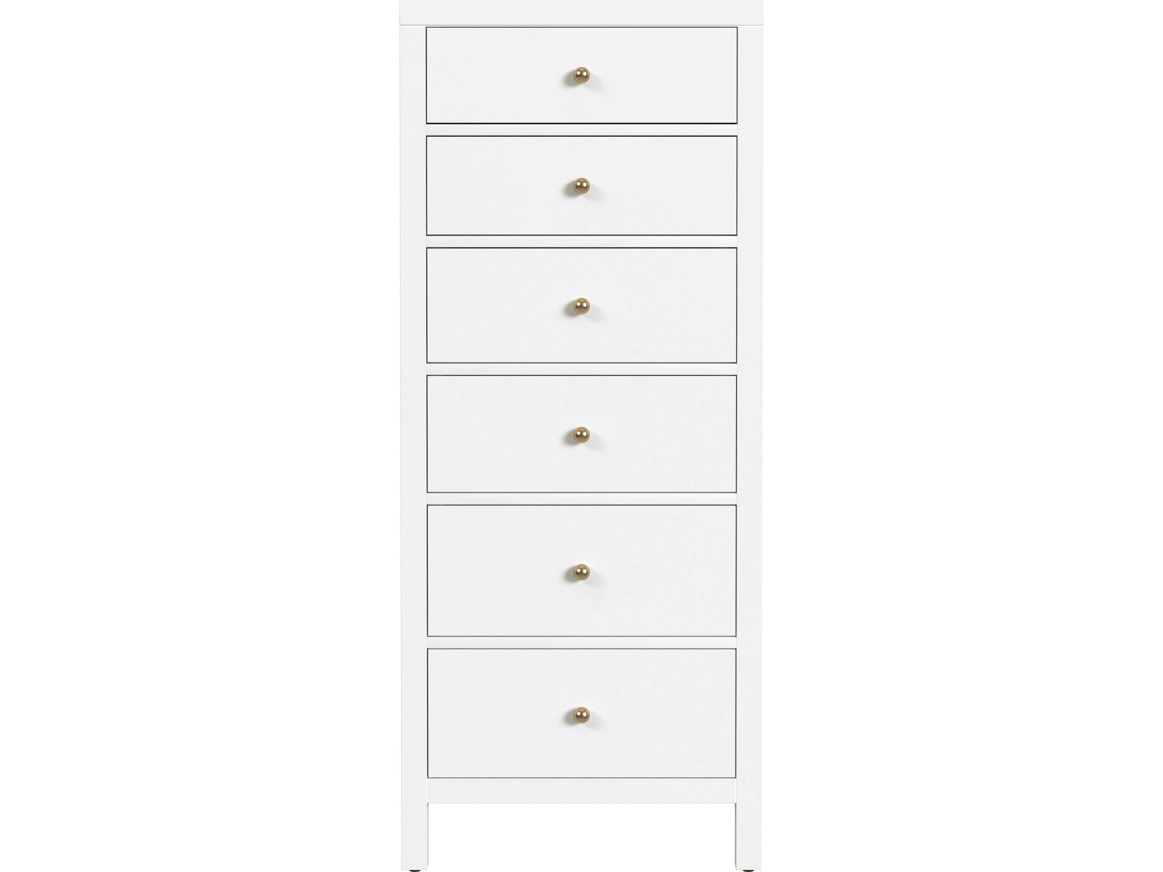 Butler Nora 6-Drawers Acacia Wood Dresser