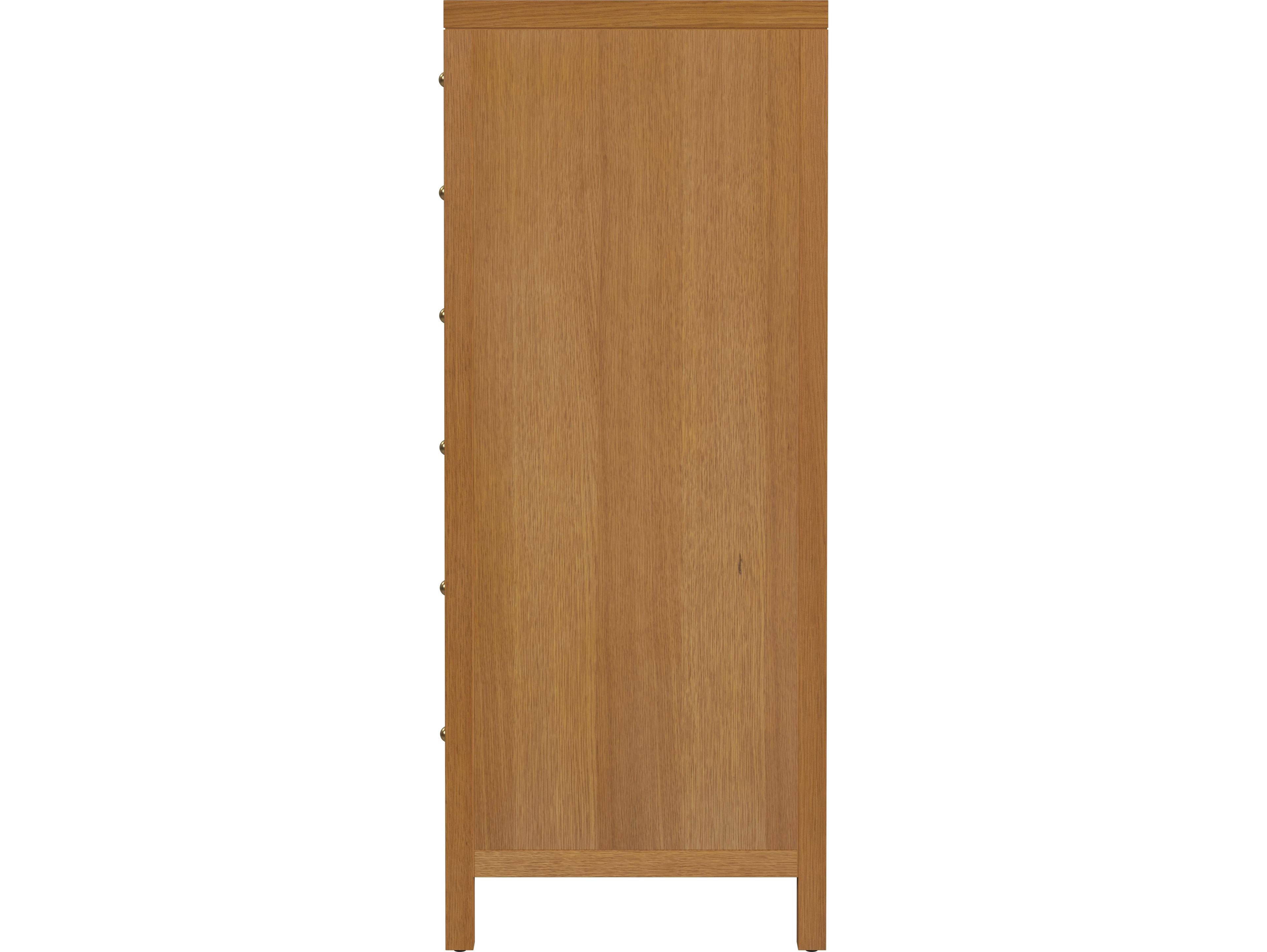 Butler Nora 6-Drawers Acacia Wood Dresser