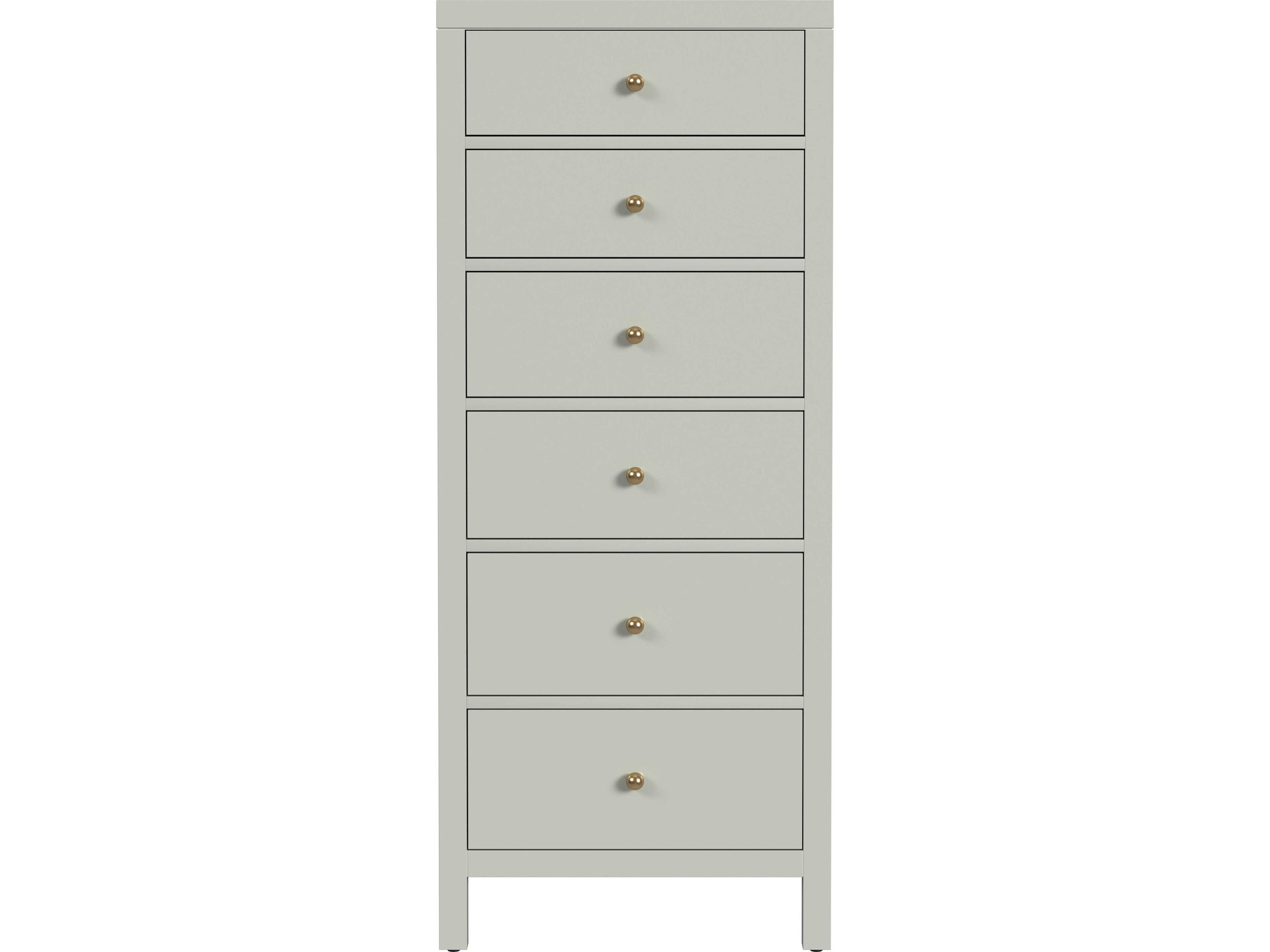 Butler Nora 6-Drawers Acacia Wood Dresser