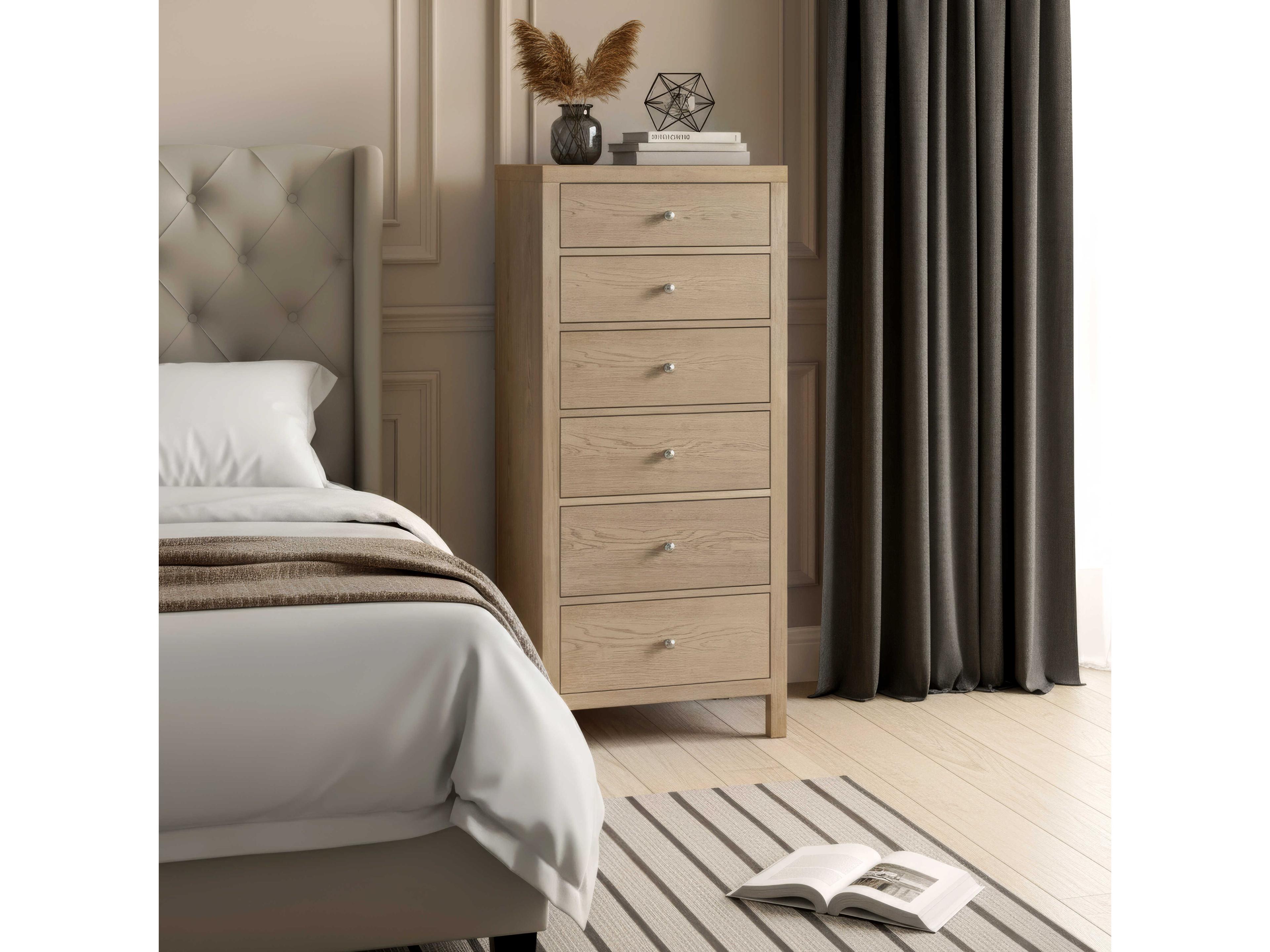 Butler Nora Light Oak Brown Acacia Wood Accent Chest